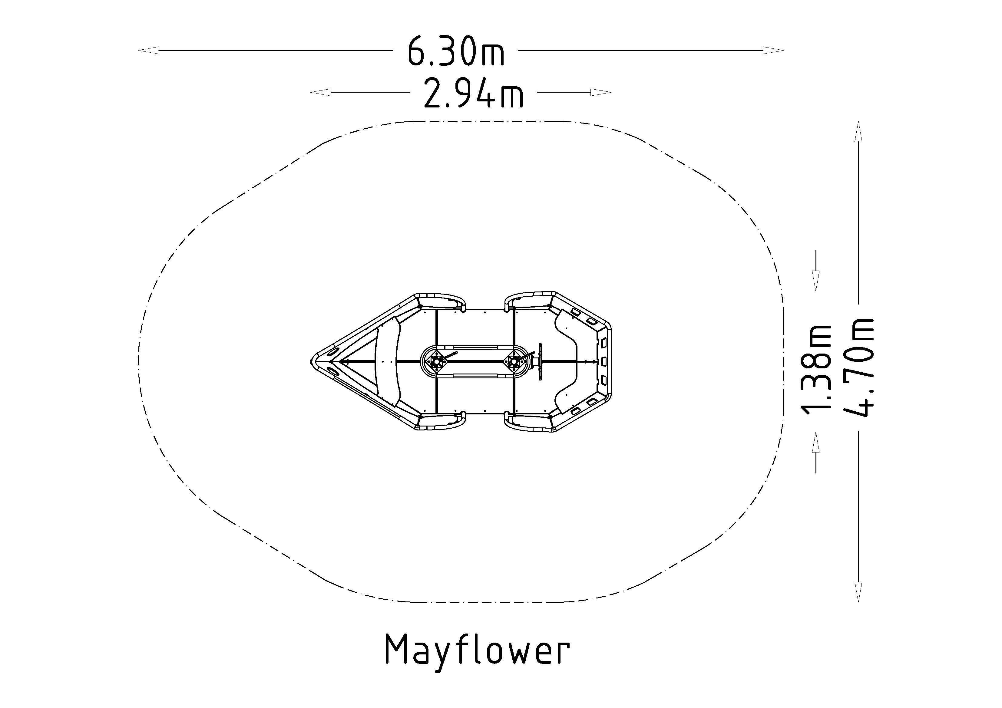 Wiosenna zabawka Mayflower