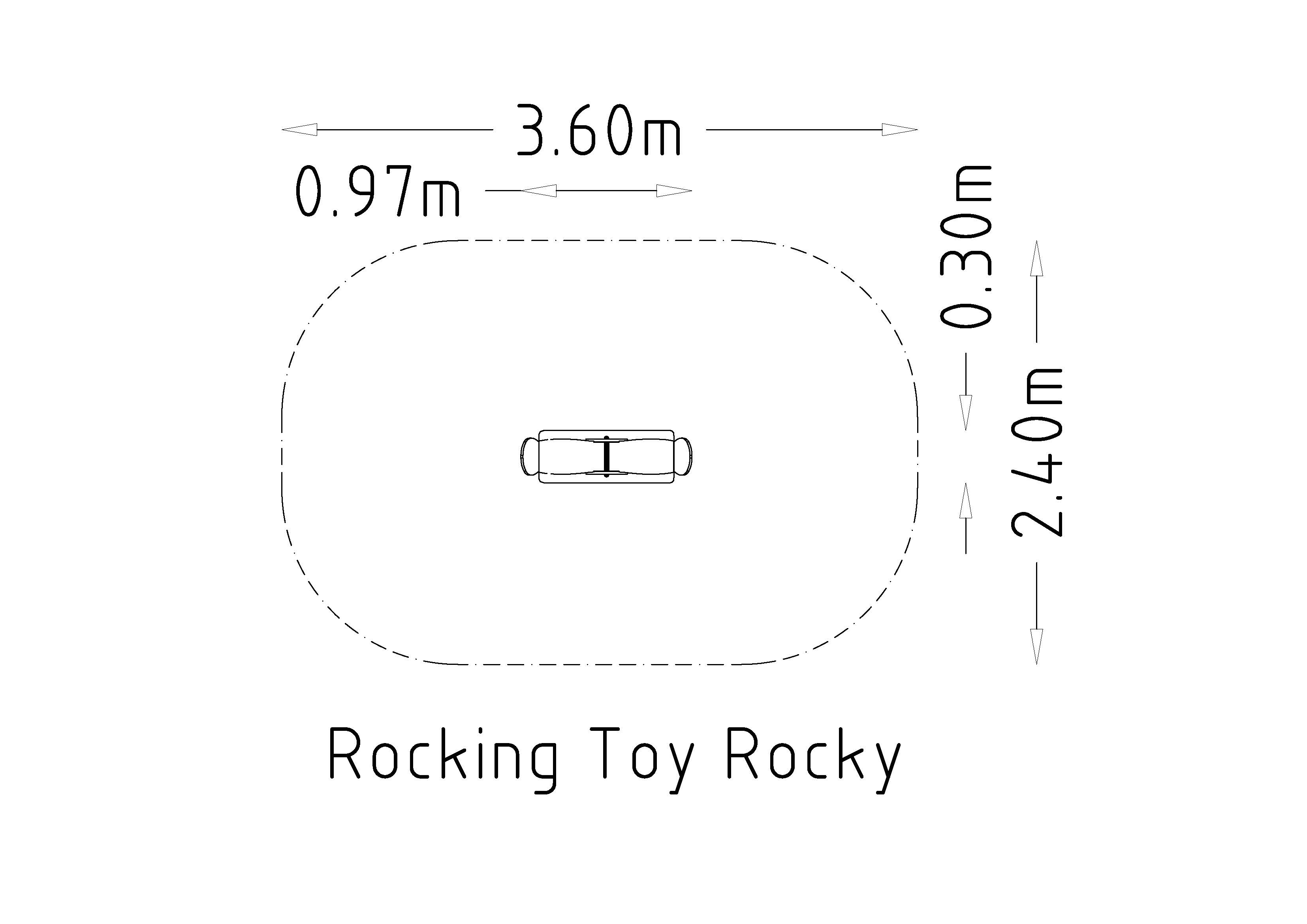 Giocattolo a dondolo Rocky