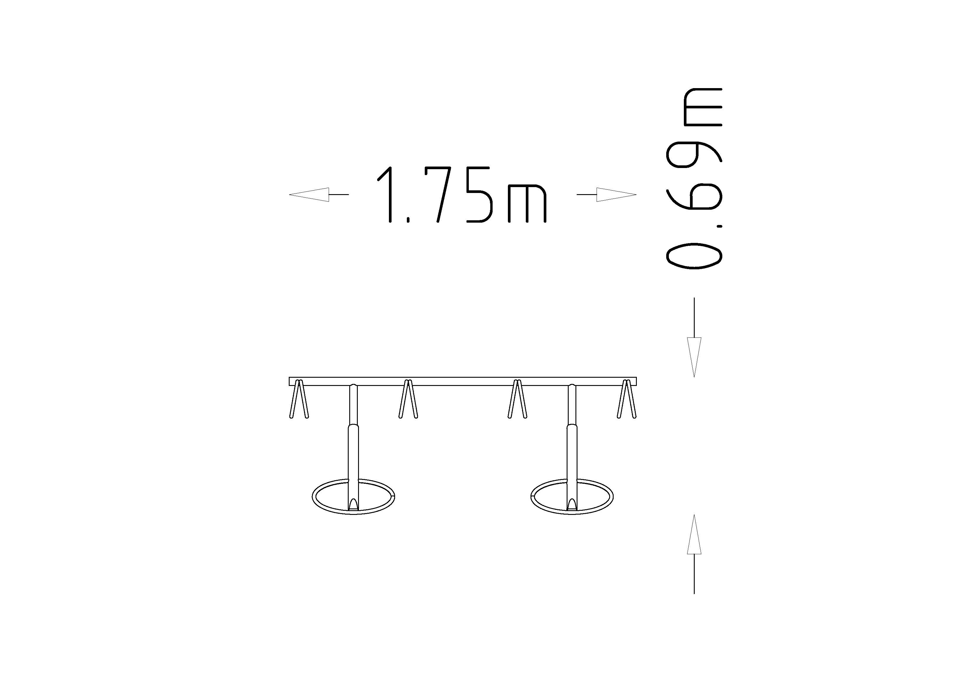 Sykkelstativ Ellipse