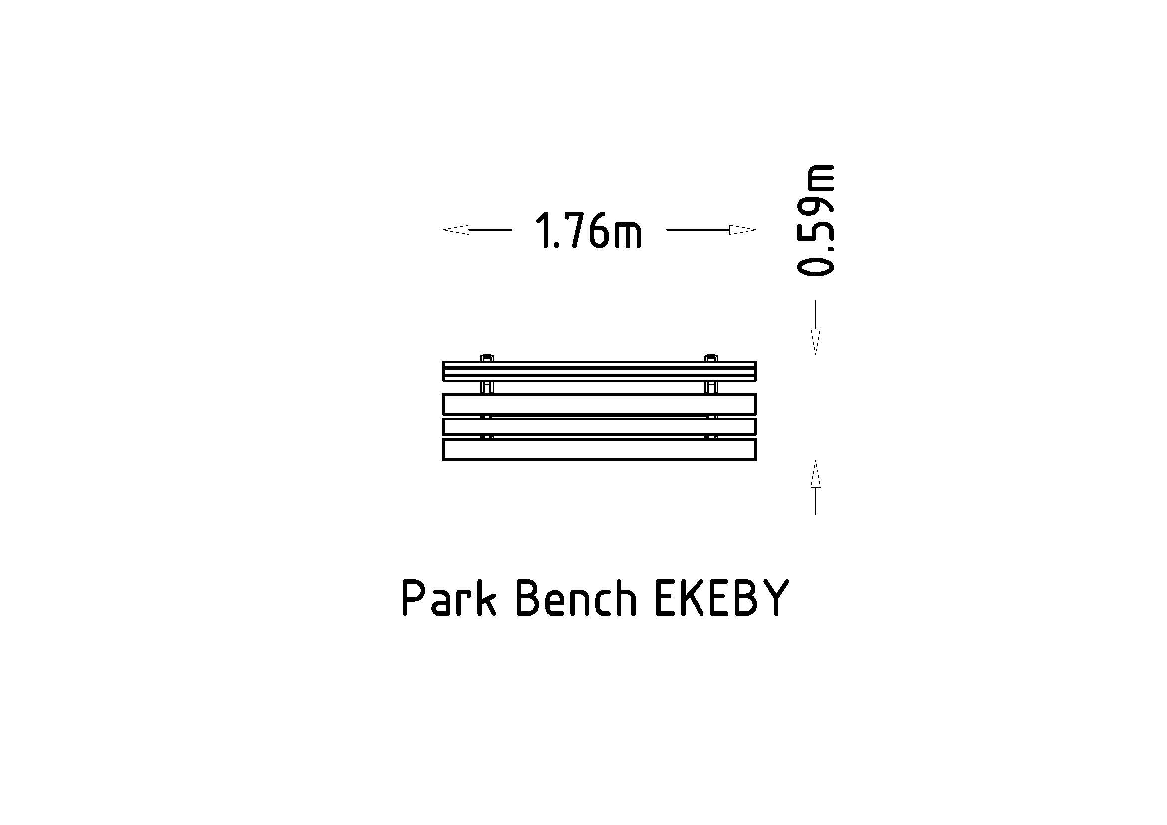 Canapé de parc Ekeby