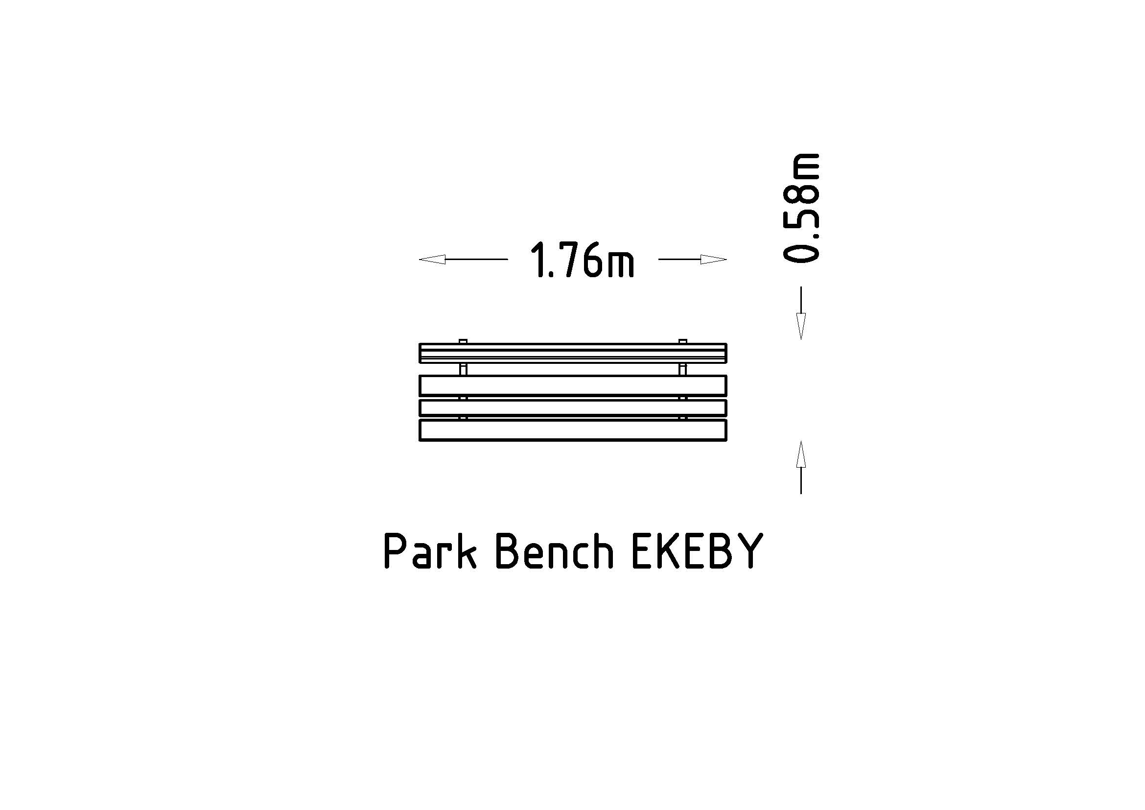 Canapé de parc Ekeby