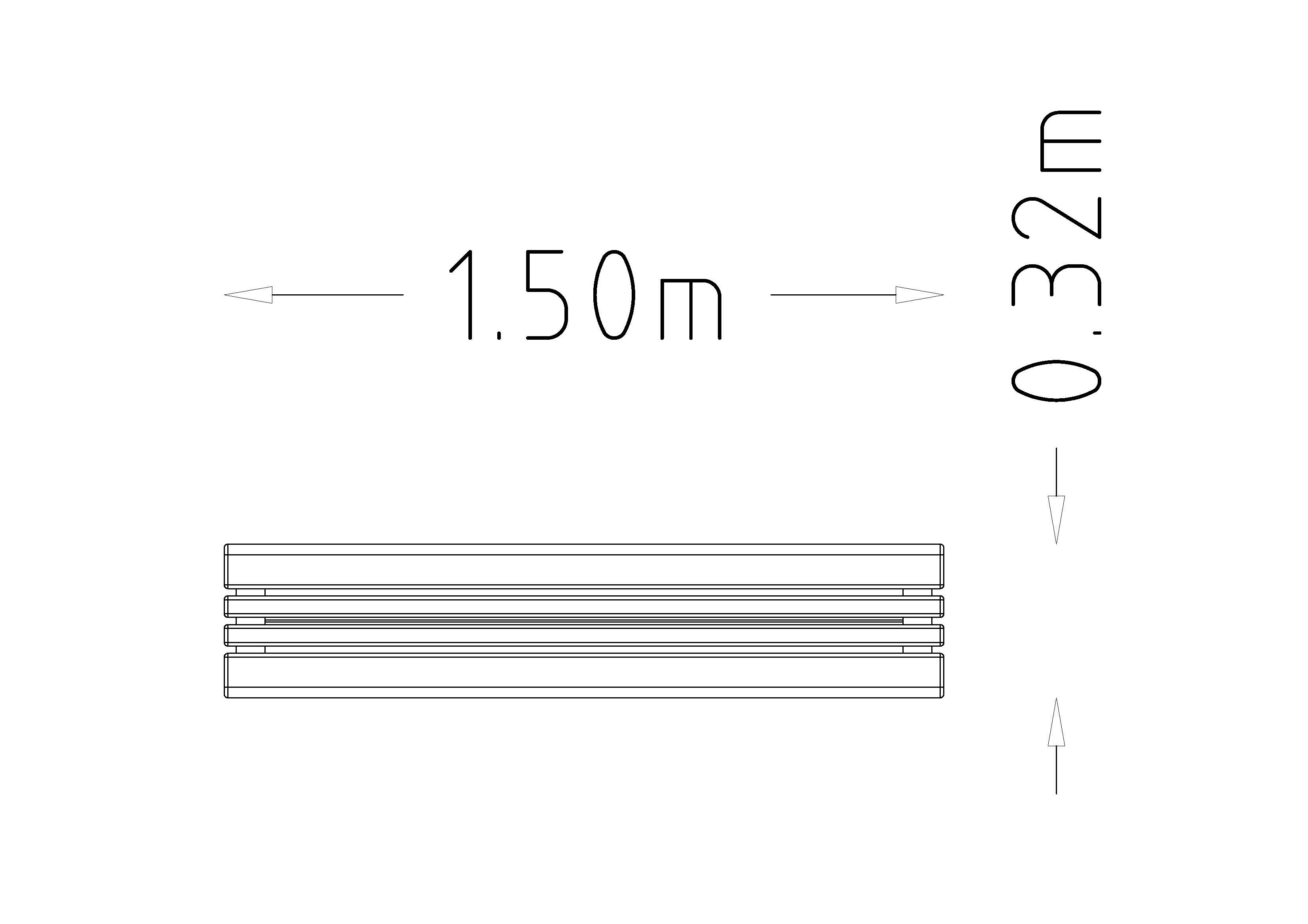 Park Bench For Standing Zeta