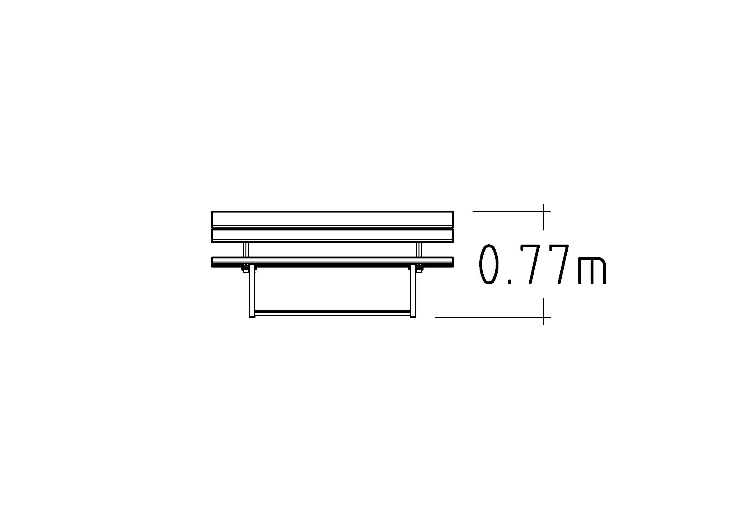 Sofa parkowa Ekeby