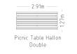 Picnic Table Hallon