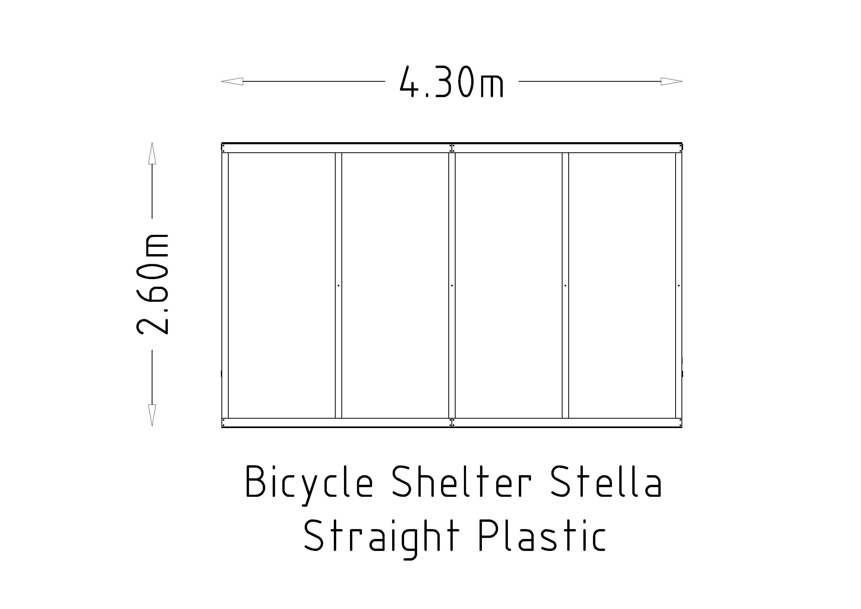 Abri pour vélos Stella