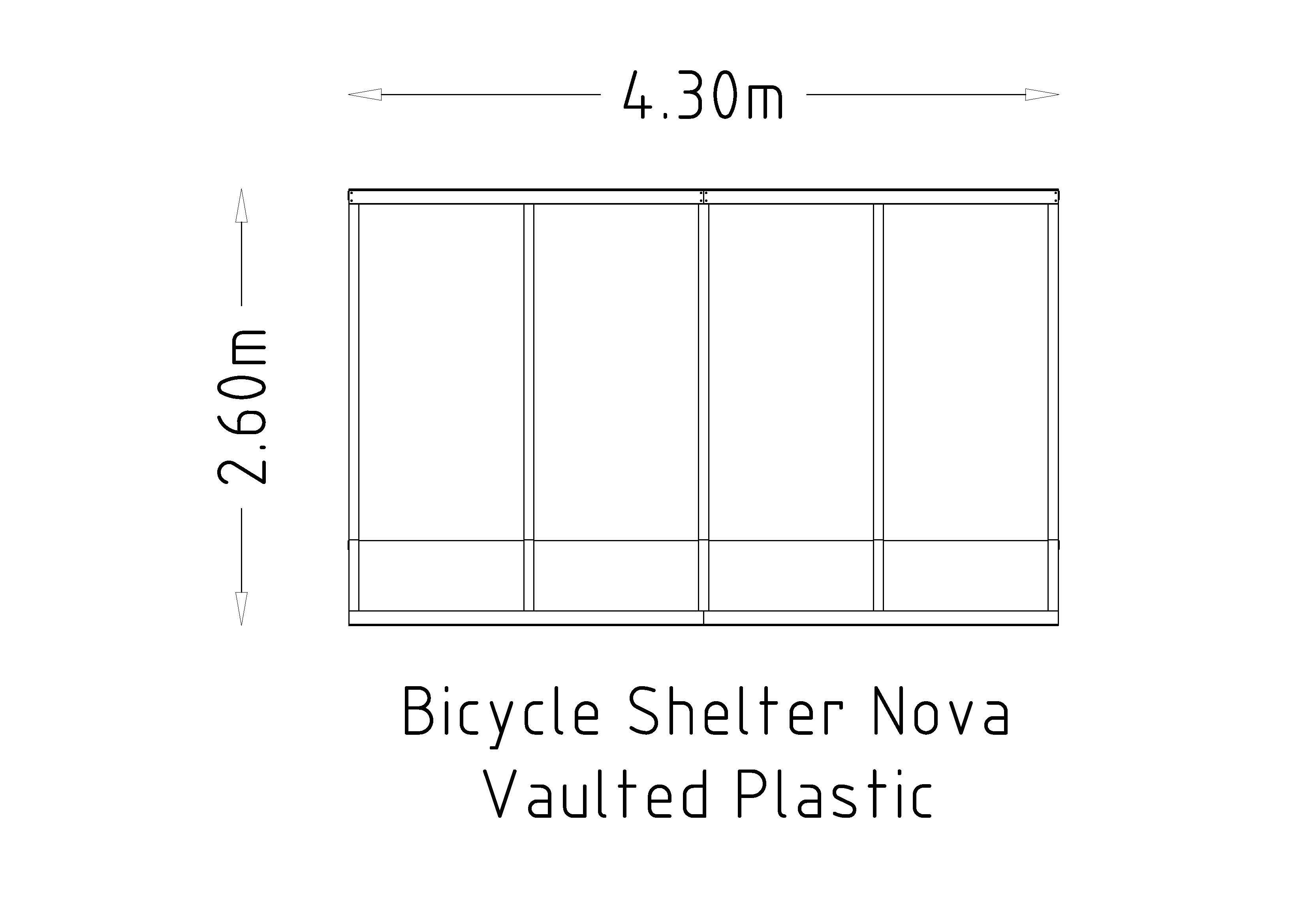 Refugio para bicicletas Nova