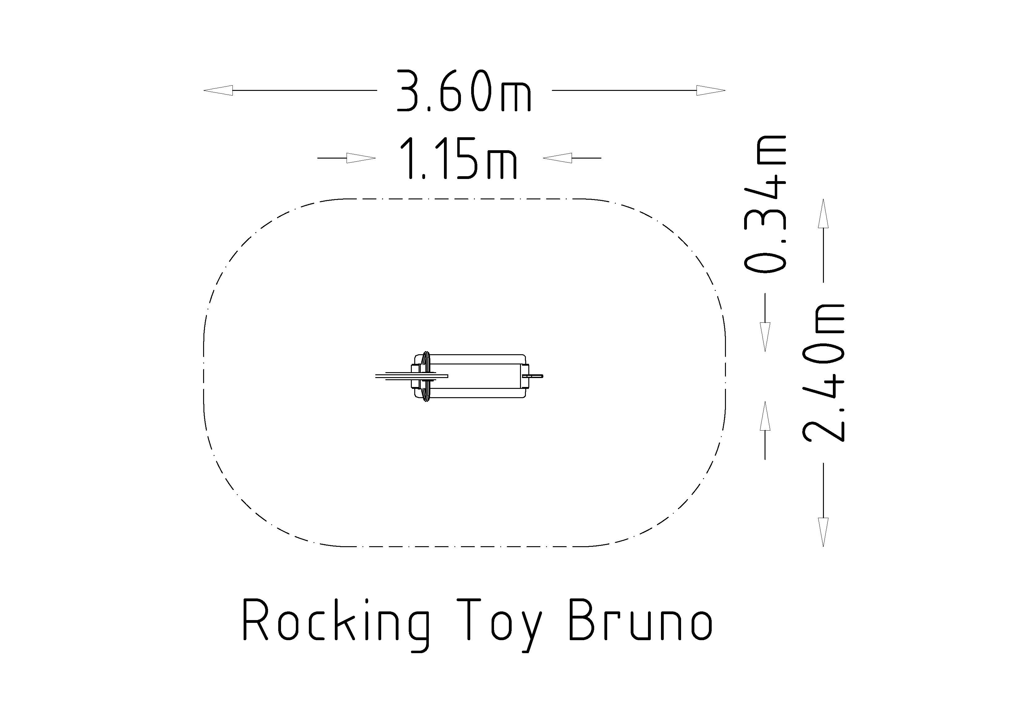 Jouet à bascule Bruno