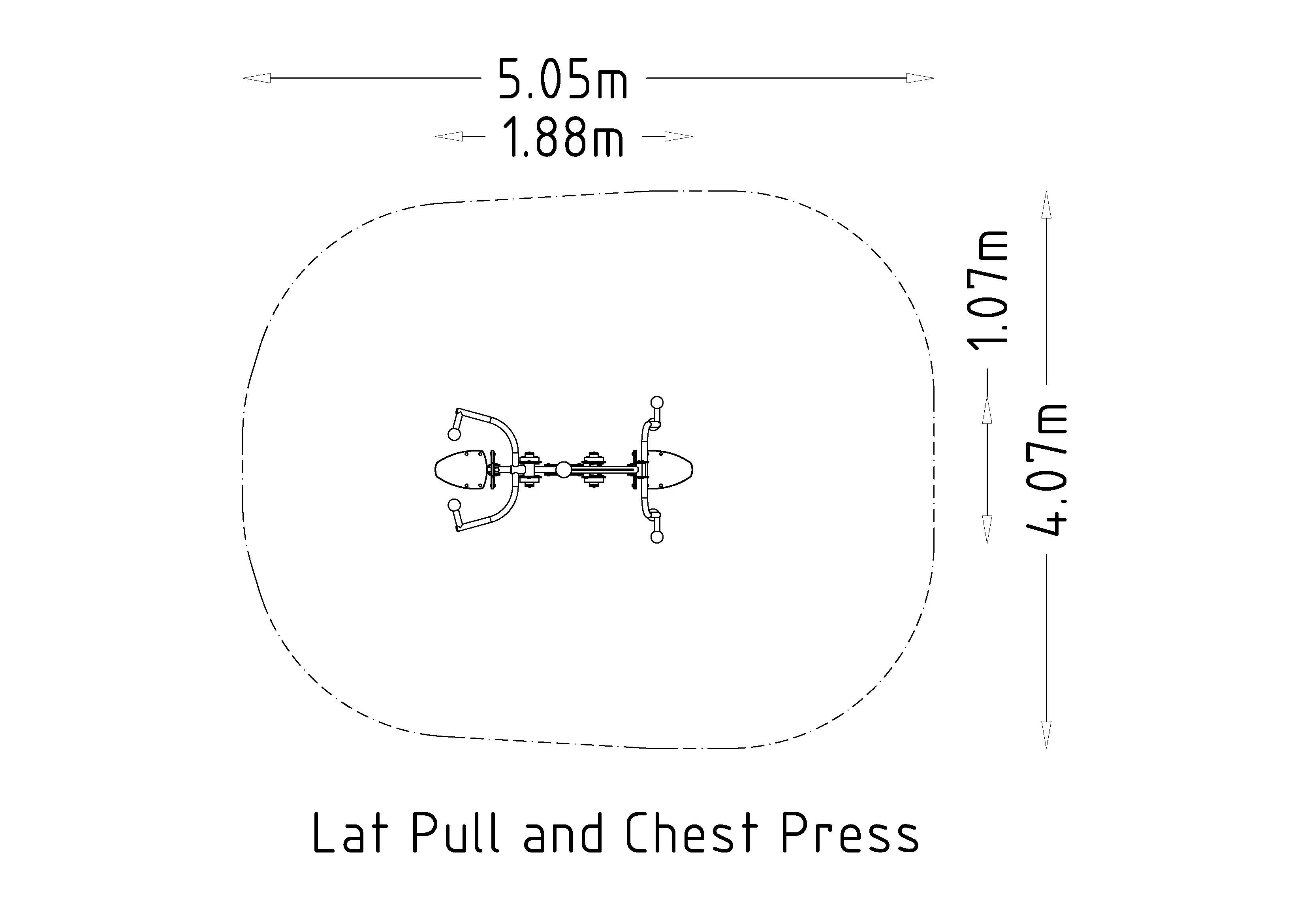 HAGS Lat Pull e Chest Press 