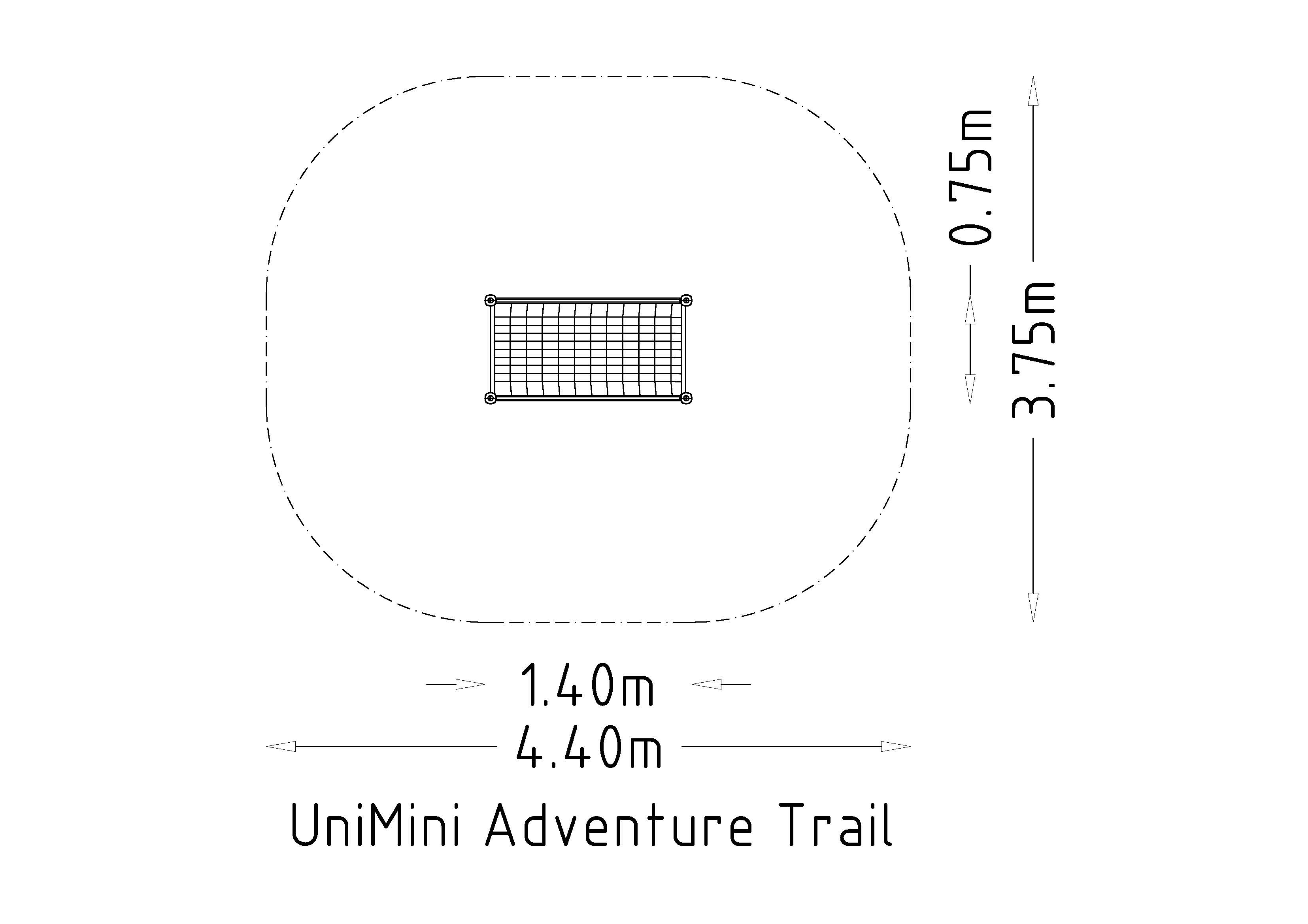 UniMini Adve Trail Net most