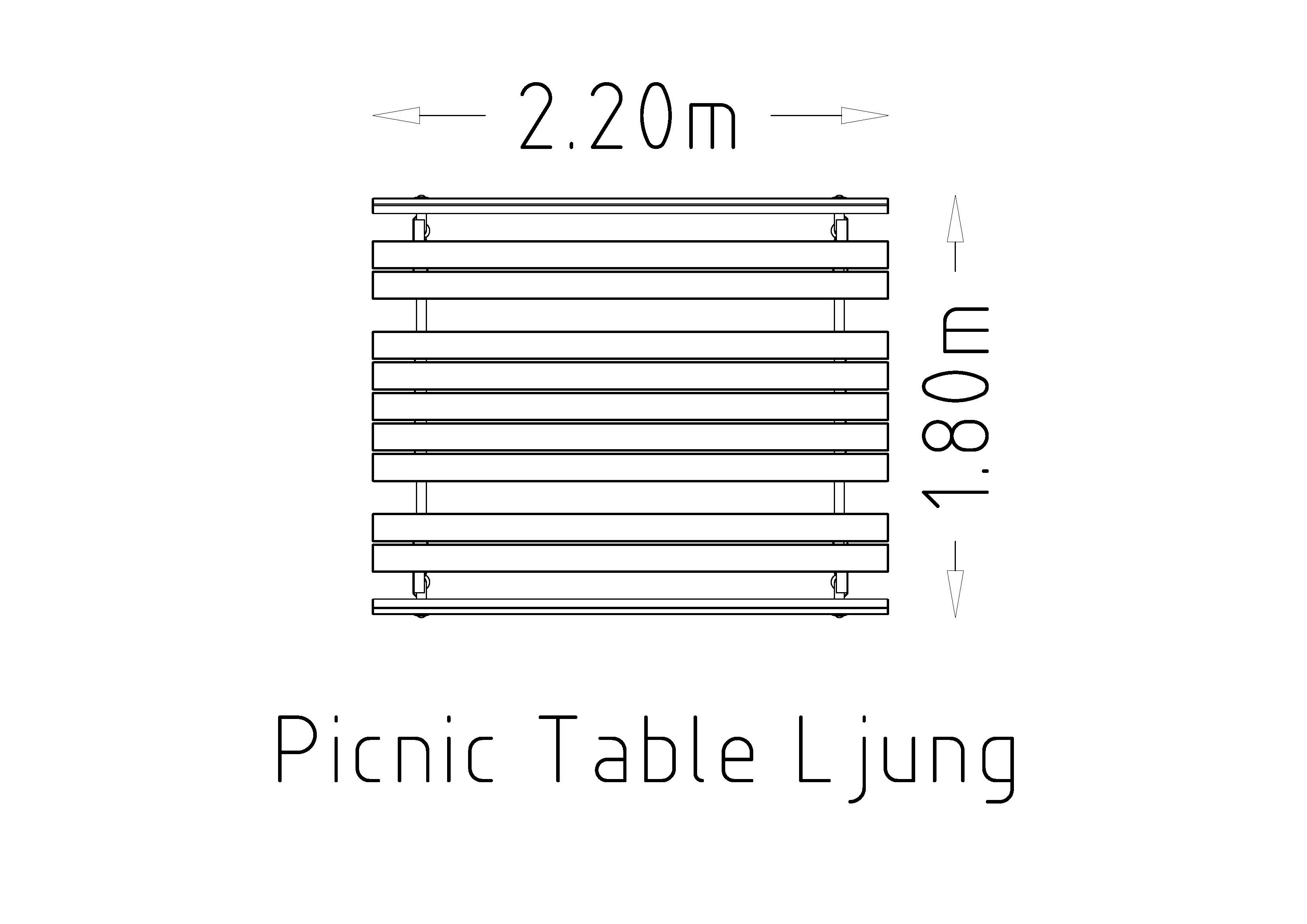 Table de pique-nique Ljung