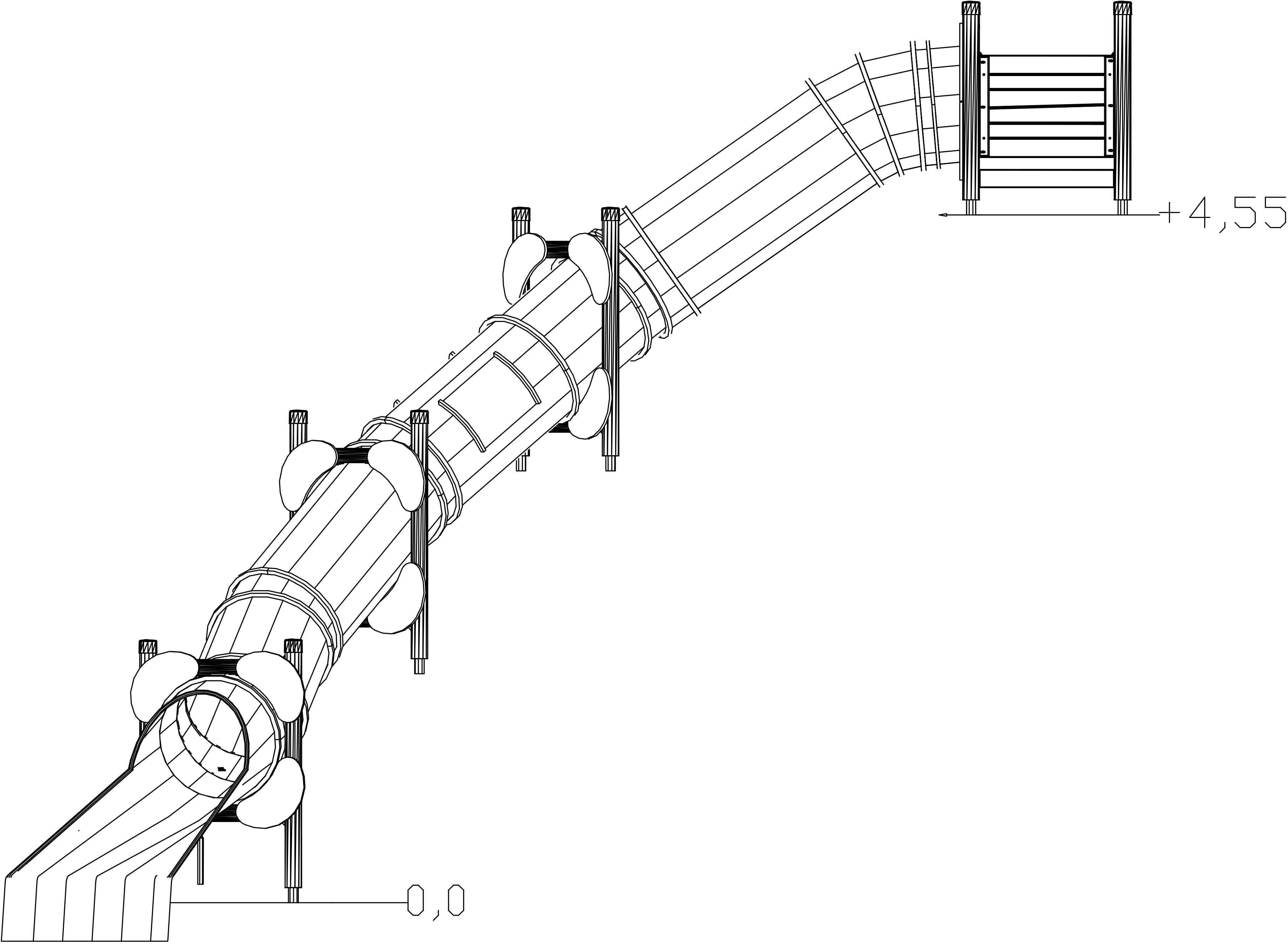 Tobogán tubular Embankment