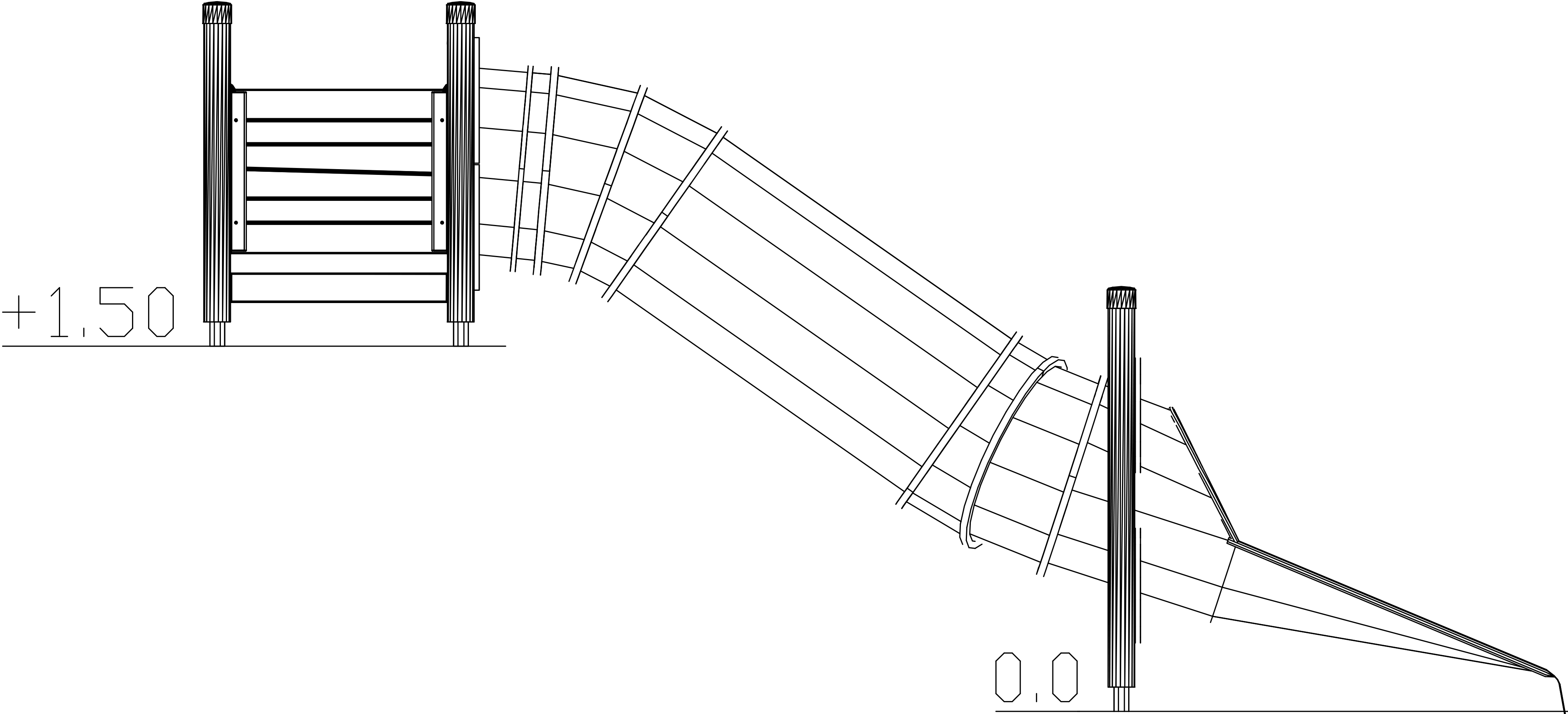 Tobogán tubular Embankment