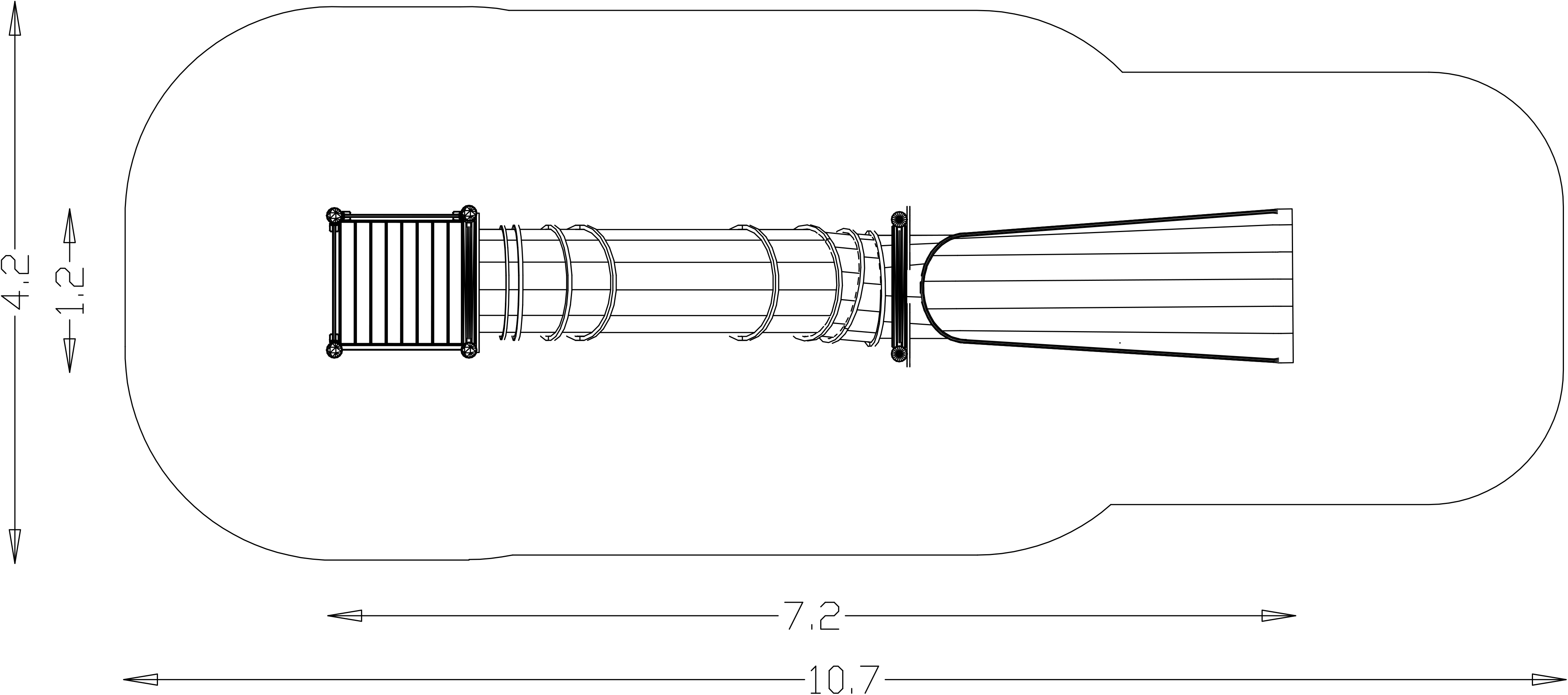 Toboggan tubulaire Embankment