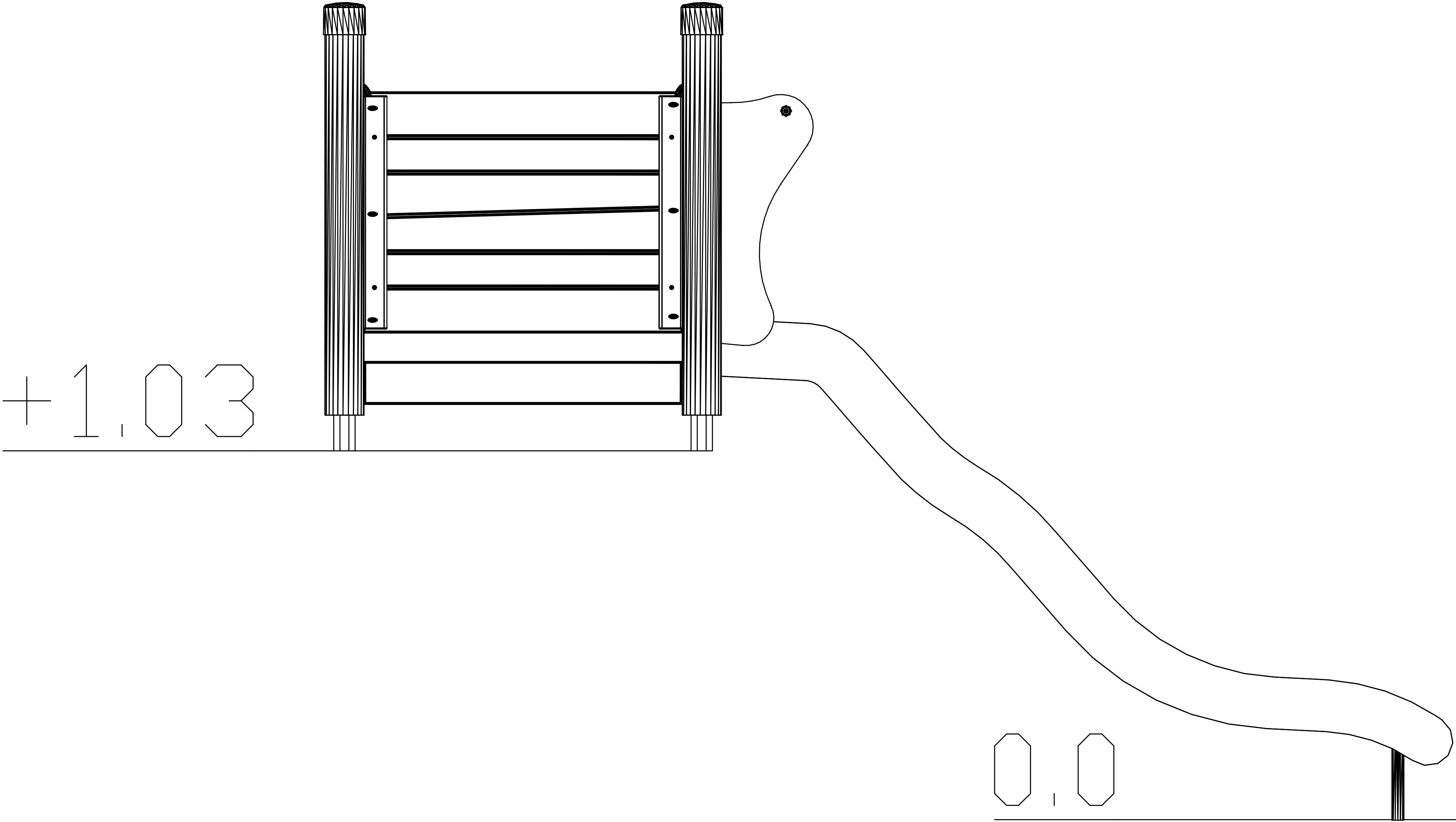 Deslizamiento de terraplén Swift 1,2m