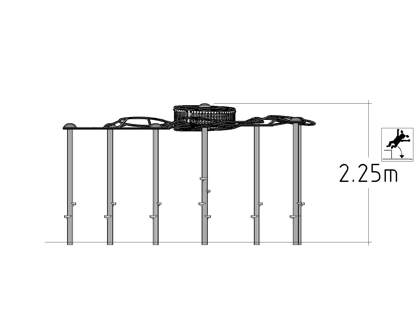 Cadre d'escalade Unity Canopy