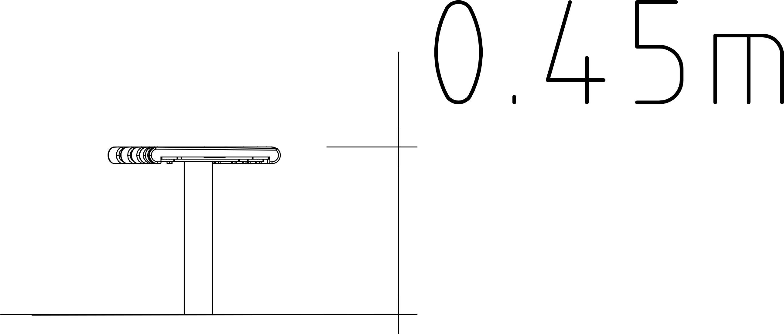 Ívelt pad 45°/ Sofiero 