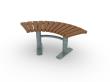 Curved Bench 90° Sofiero 