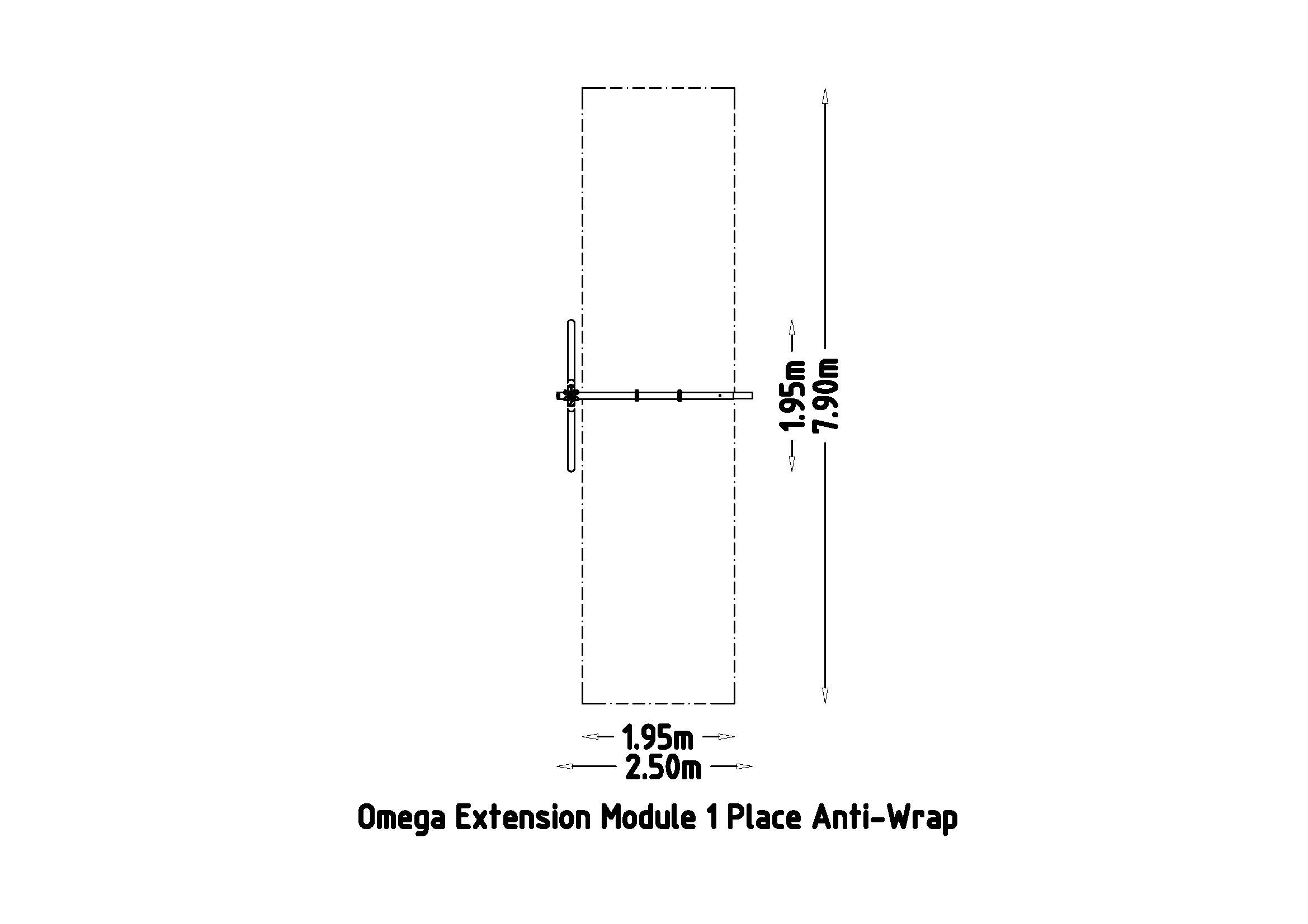 Estensione a battente Omega Anti-Wrap