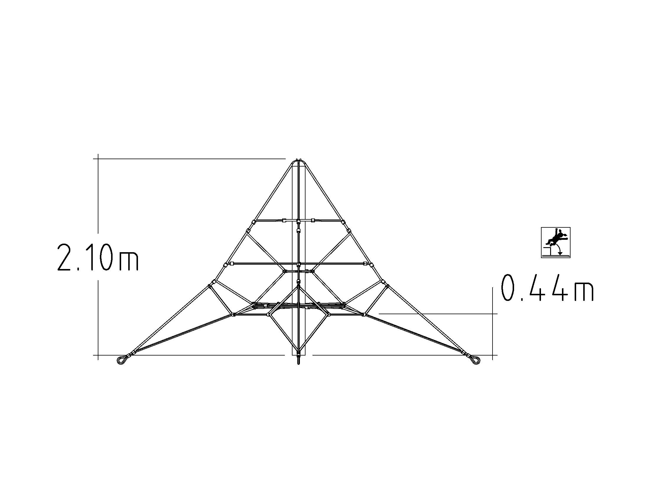 Rete di arrampicata attiva 2000