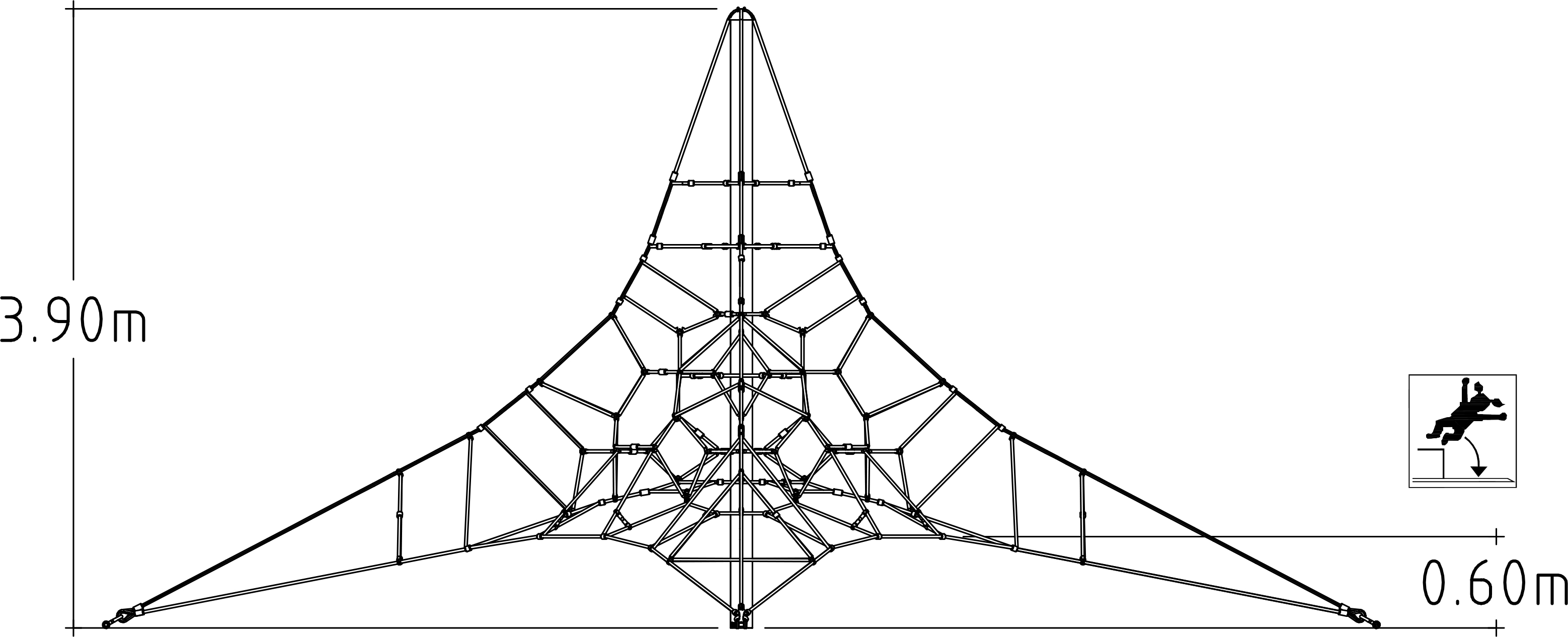 Klatrenett Aktiv 4000