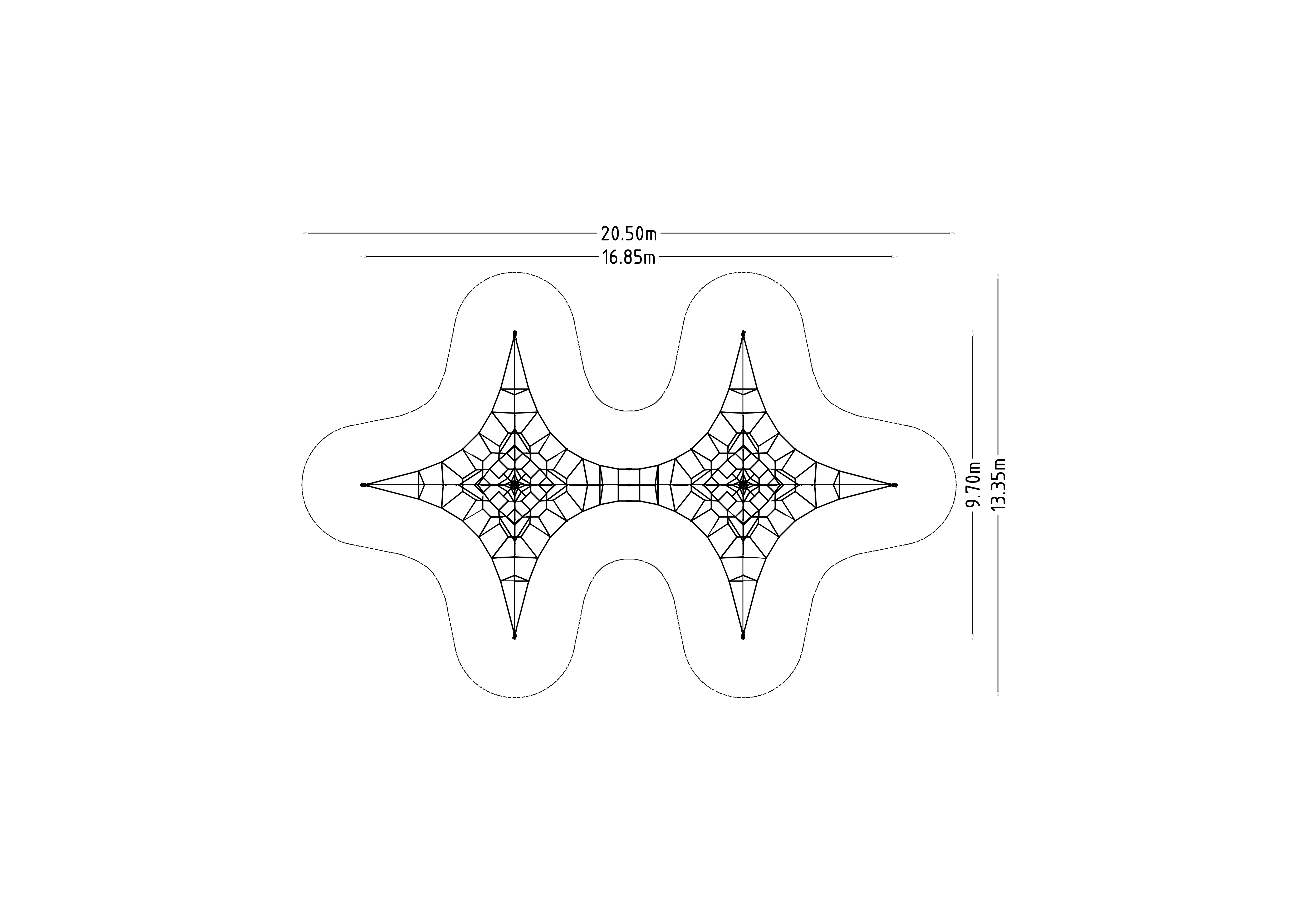 Kletternetz Twin Active 5000