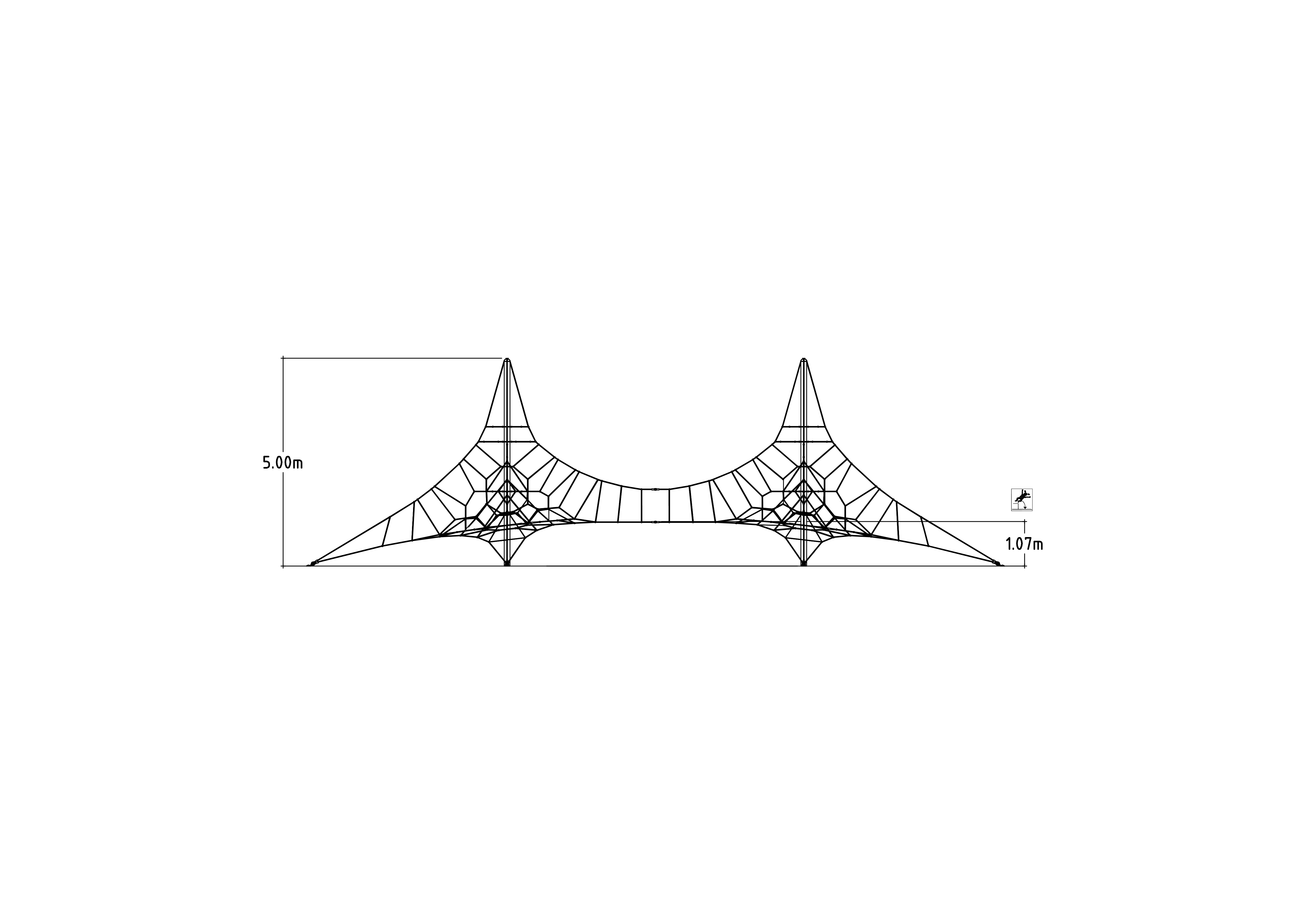 Climbing Net Twin Active 5000