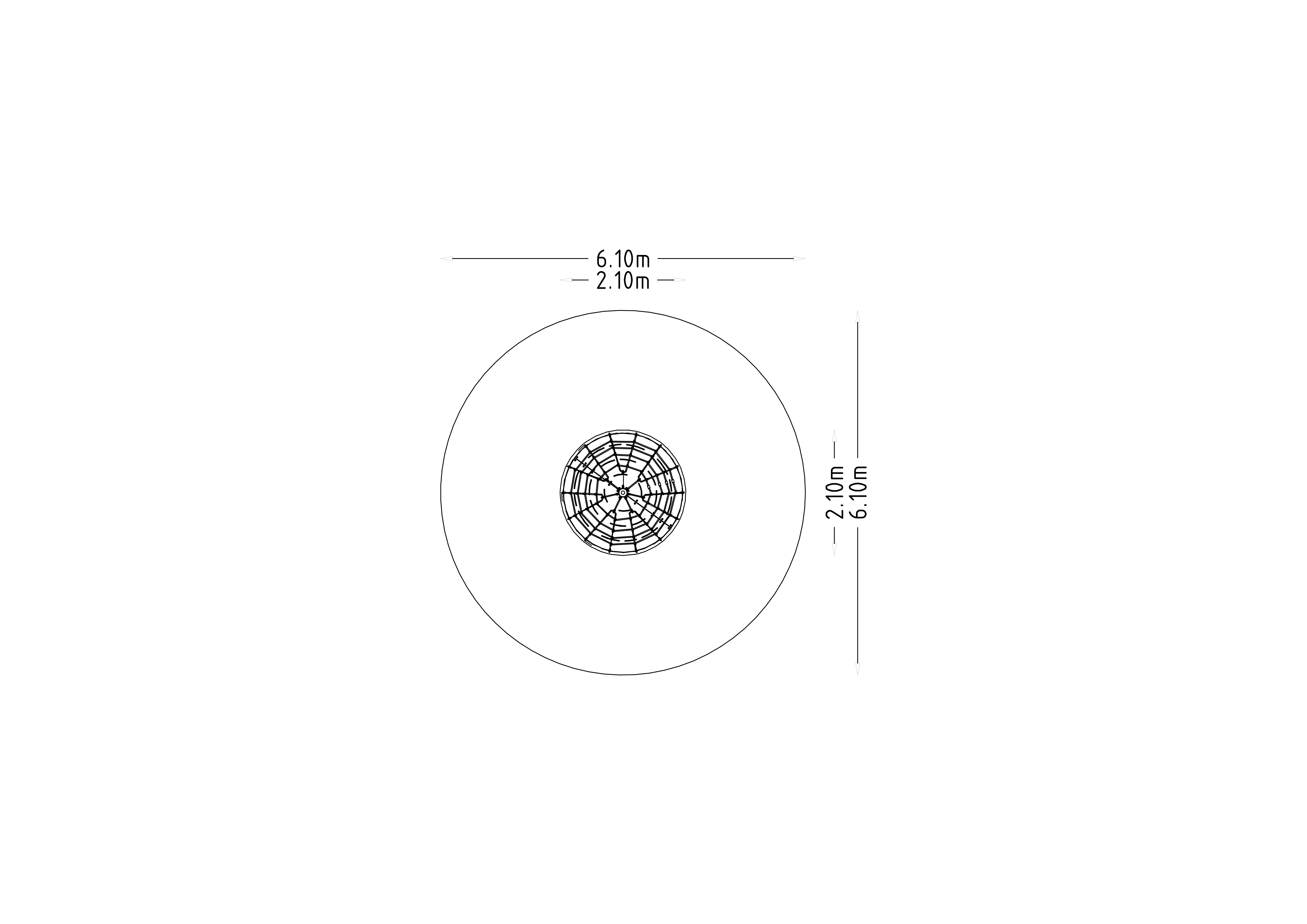 迂回锥形爬梯 2400 TS