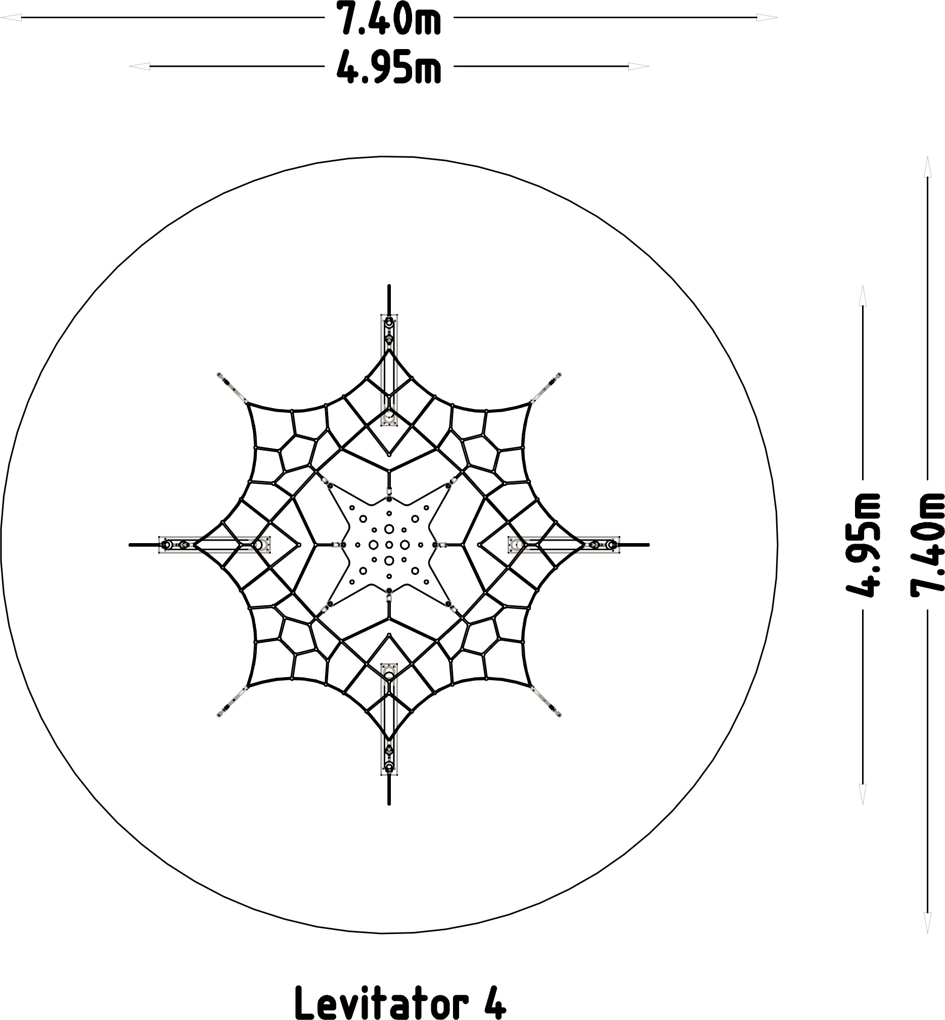 Climbing Net Levitator 4