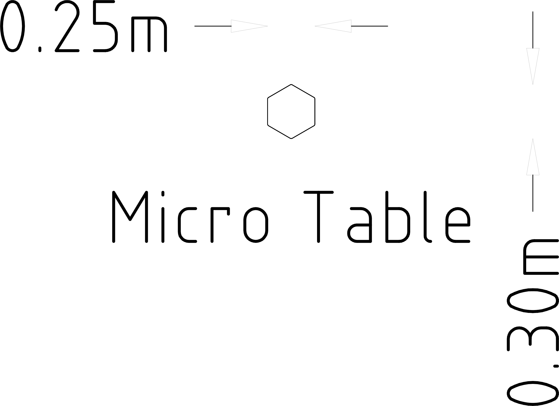 Micro Table Rosenlund mikroasztal 