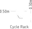 Bicikl rack Rosenlund