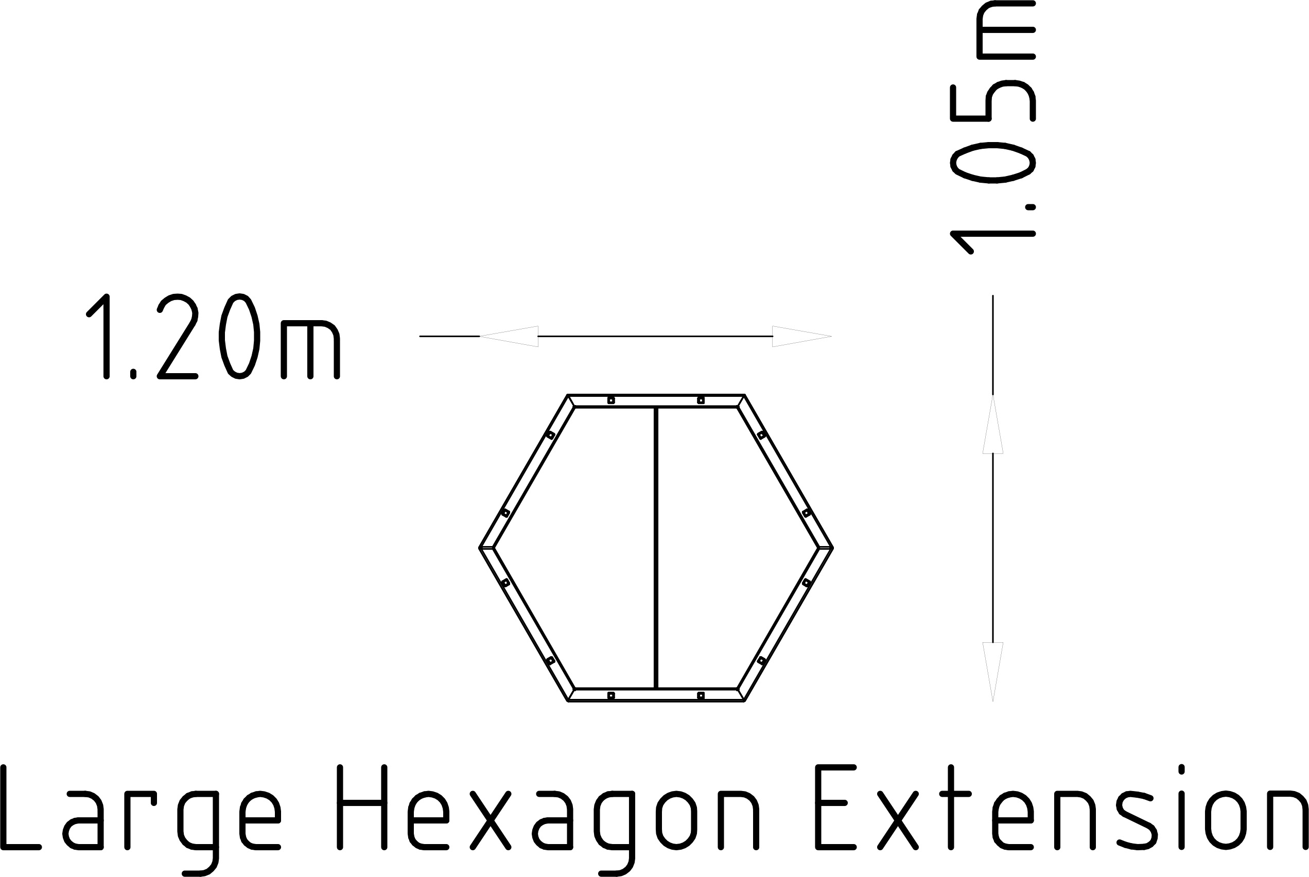 Hex Ext modul Rosenlund (L)