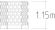 Hexagon Trellis Rosenlund (L)