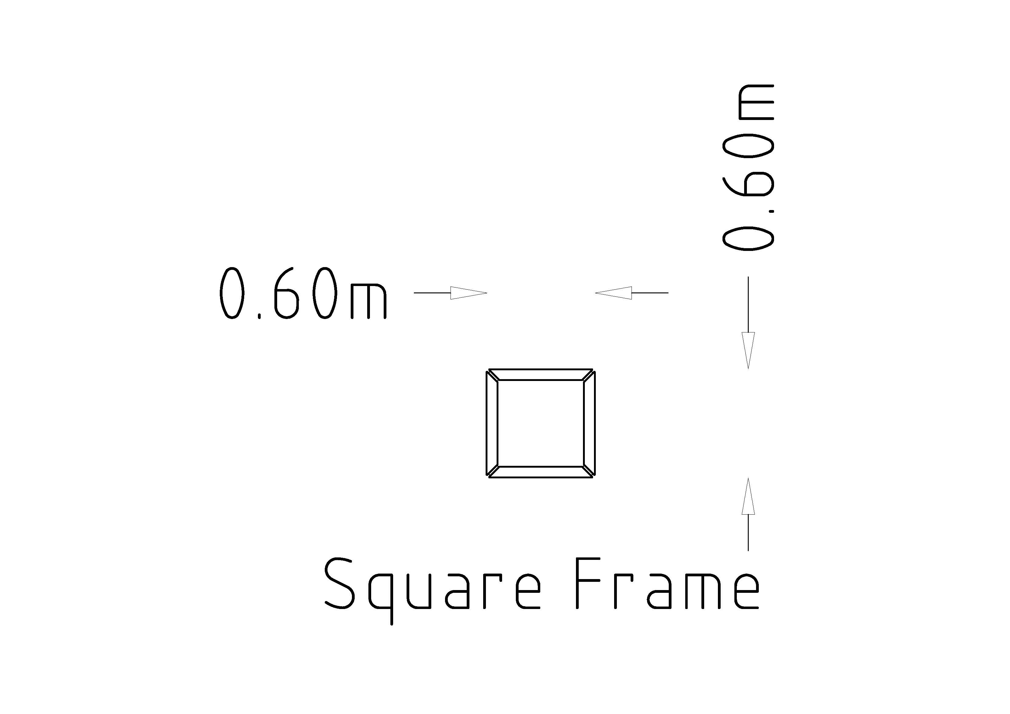 Hout Frame Rosenlund