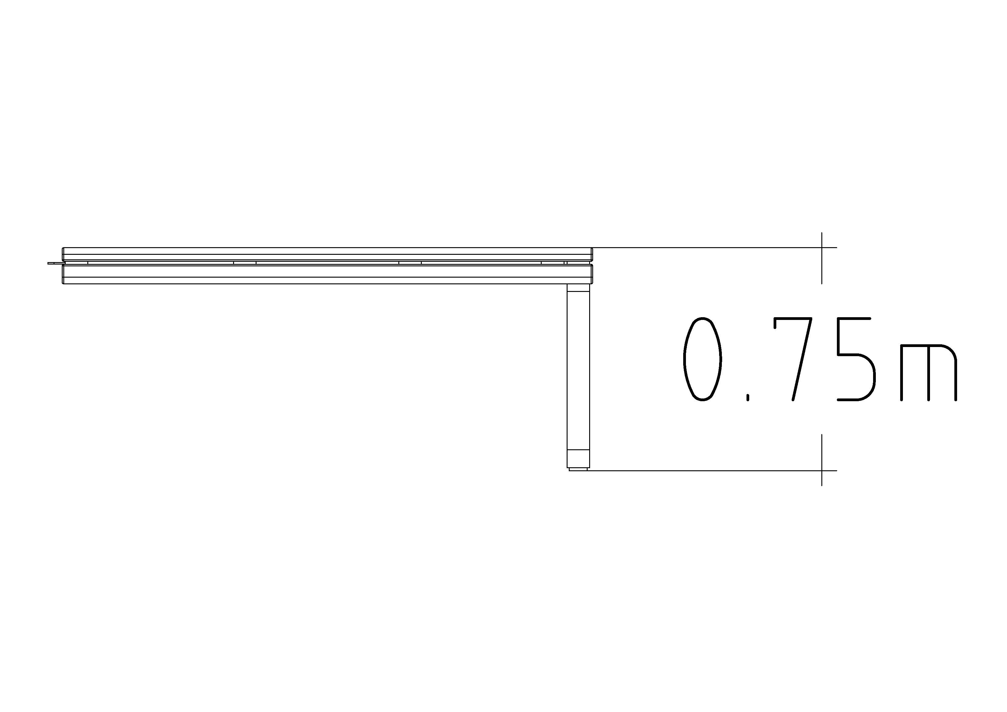 Narrow Table Rosenlund