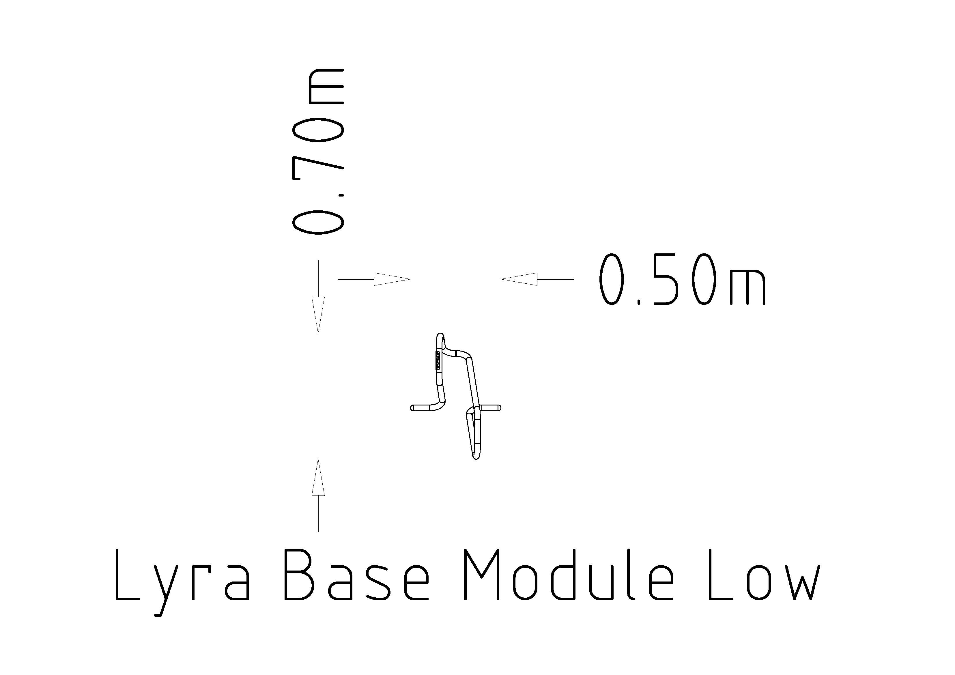 Fahrradträger Lyra niedrig