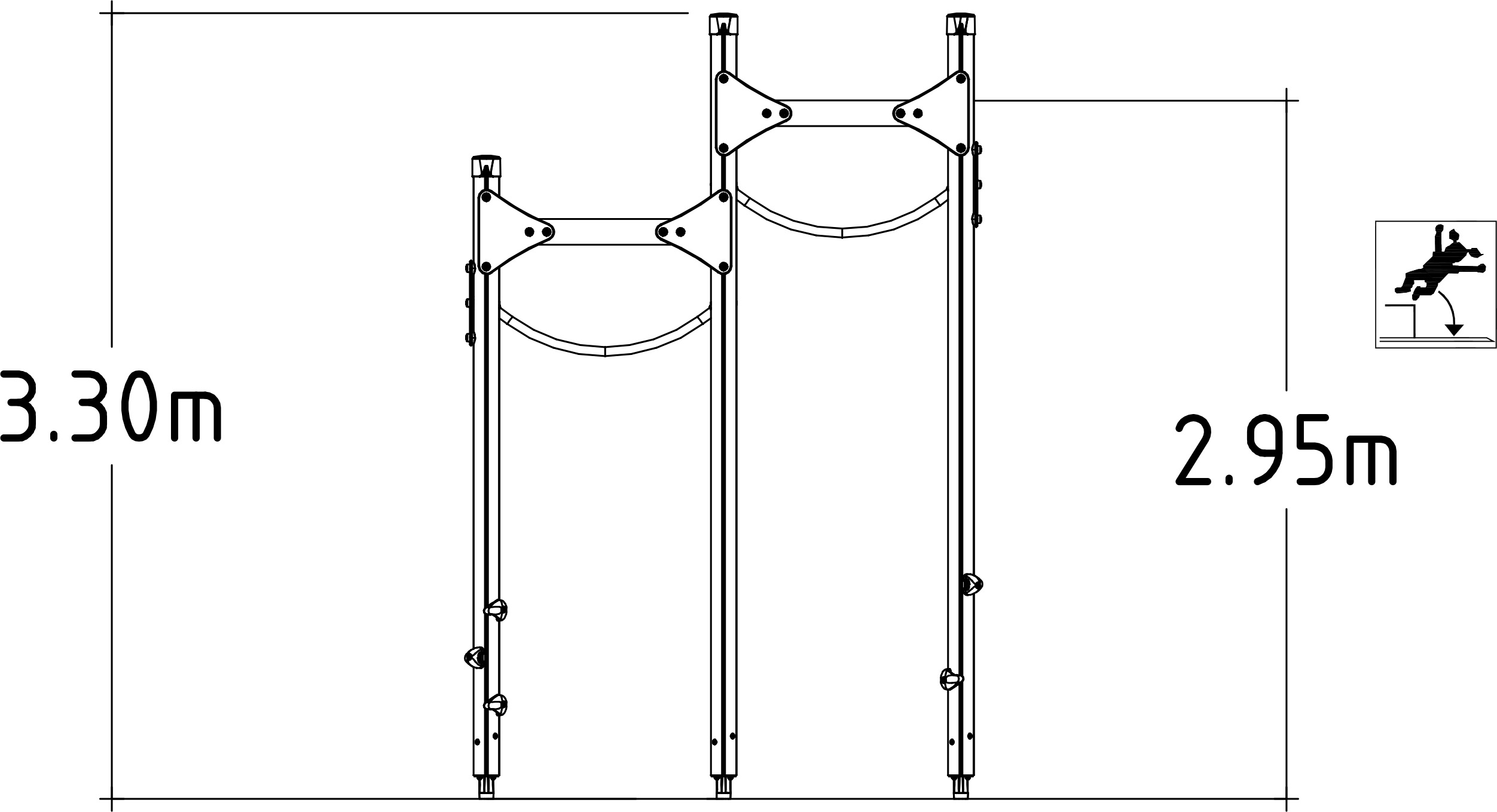 Obstacle Course Monkey bar