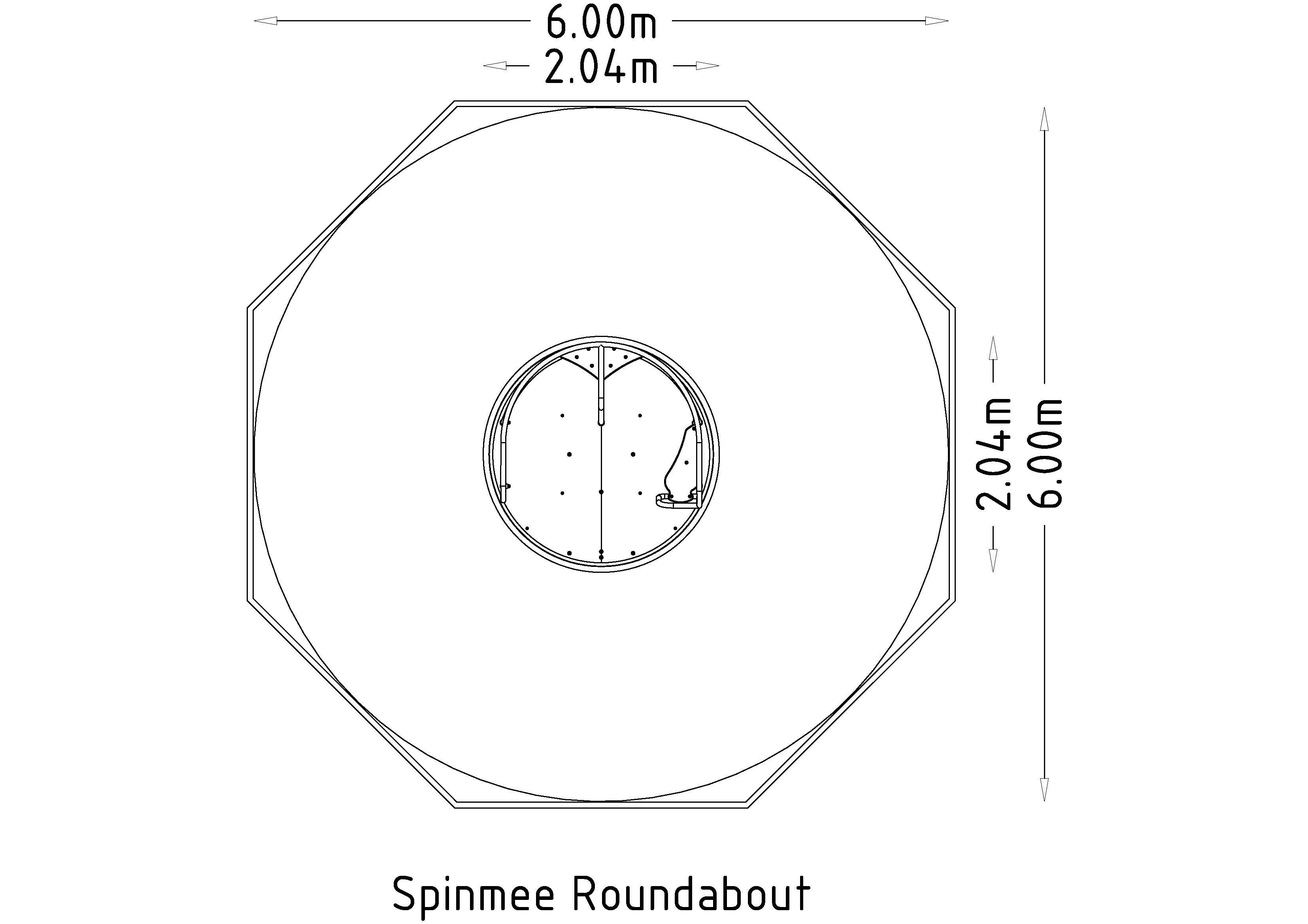 Spinmee de rond-point inclusif