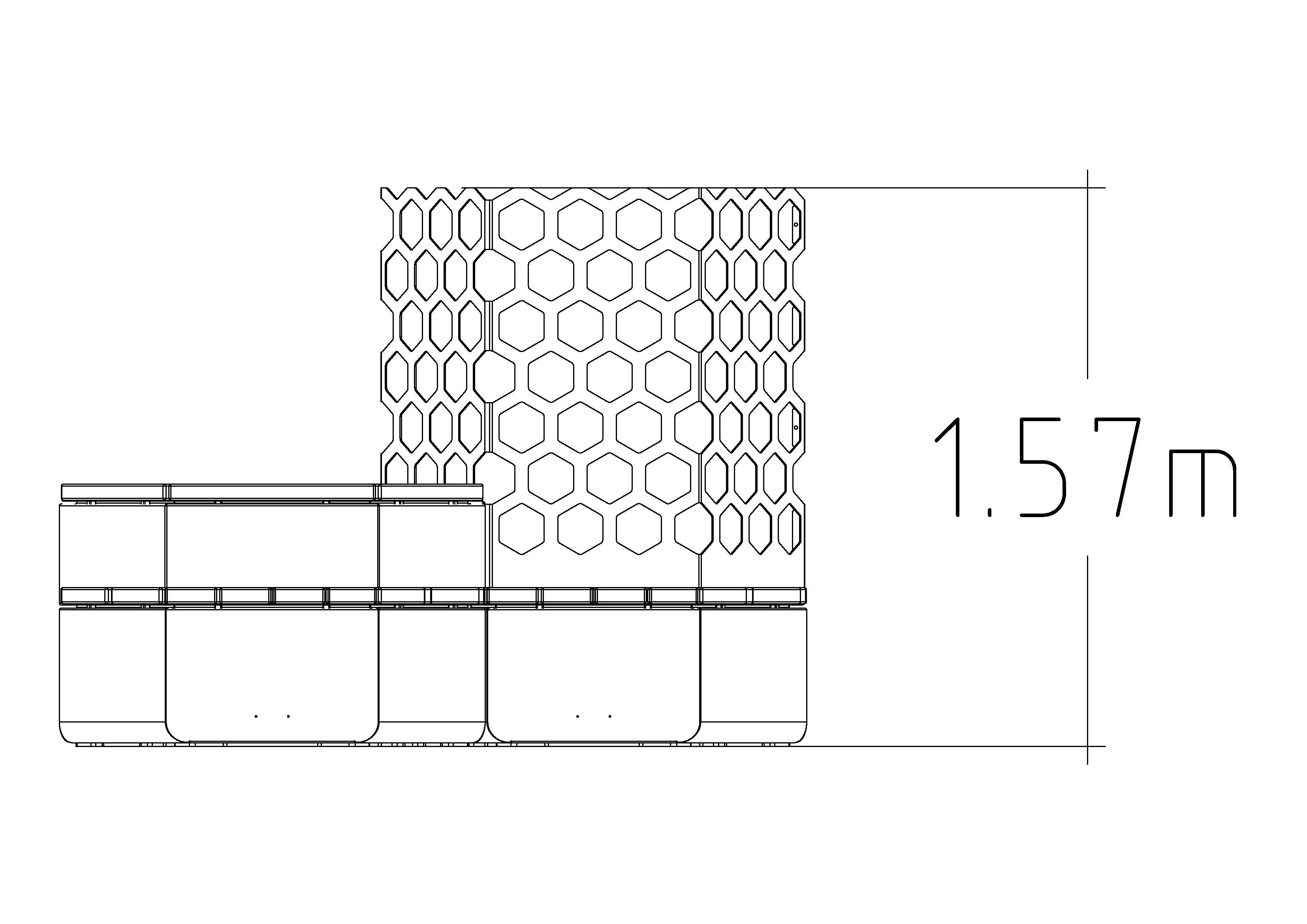 Plantenbak & Stoelen Rosenlund