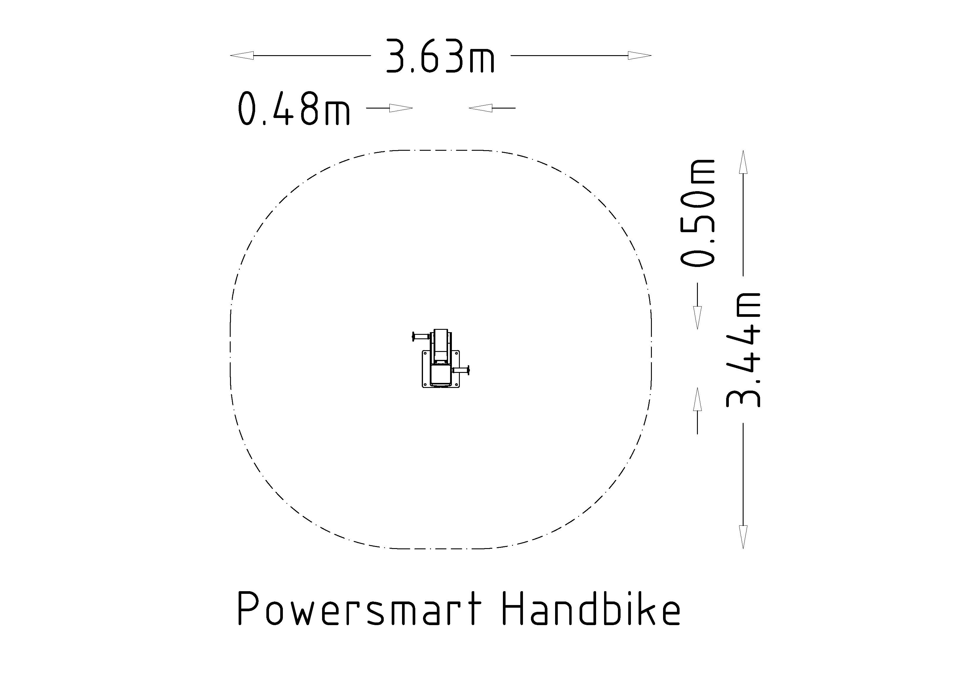 Rower ręczny TGO PowerSmart