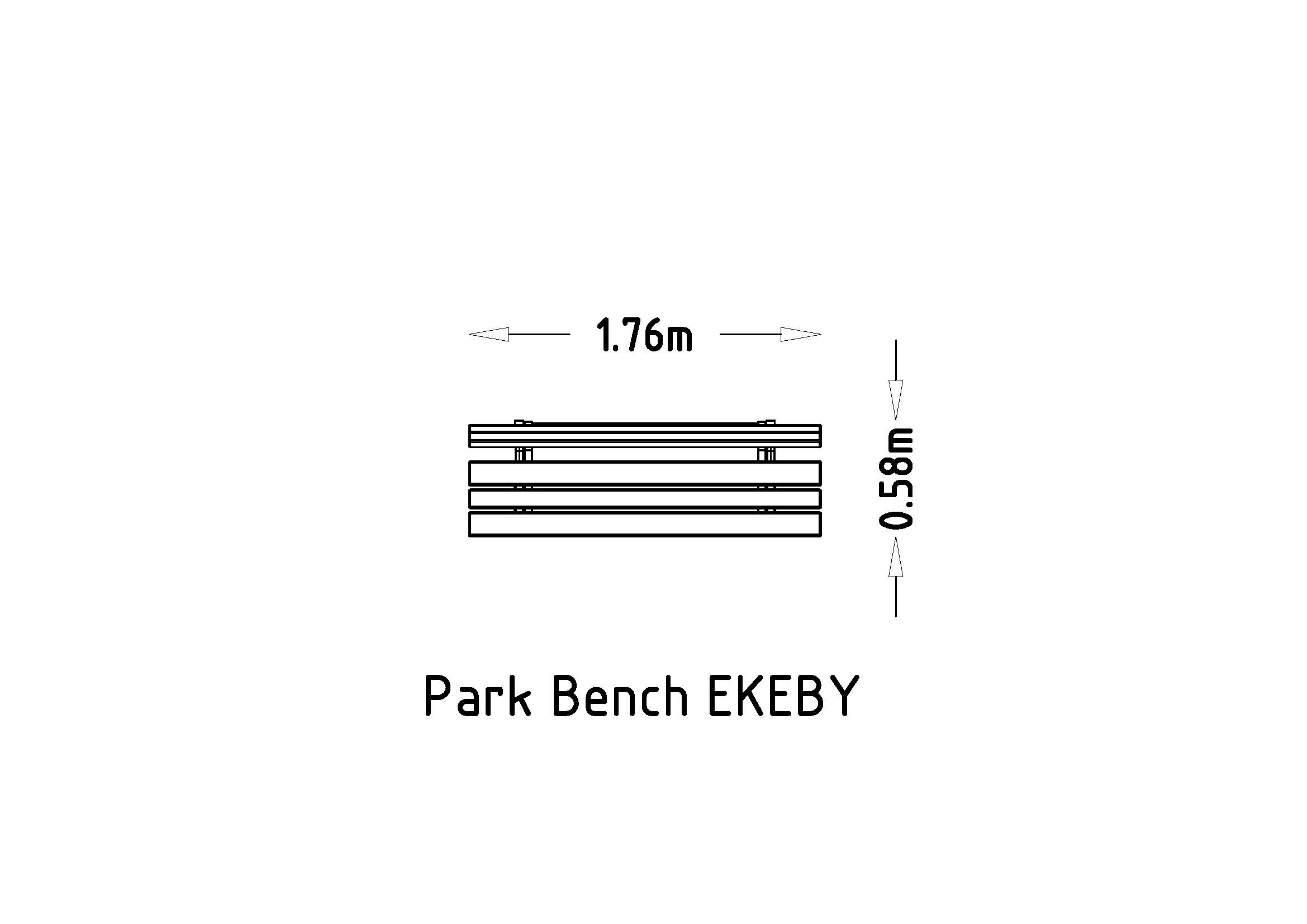 Canapé de parc Ekeby