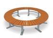 Bench Curved 360° Sofiero 