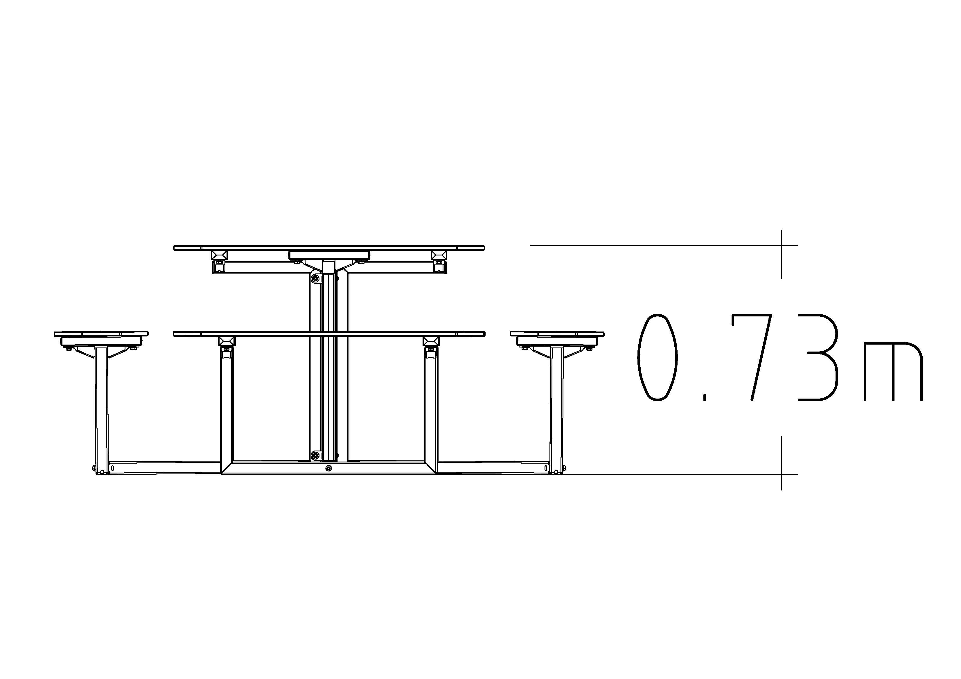 Table de pique-nique Skagen