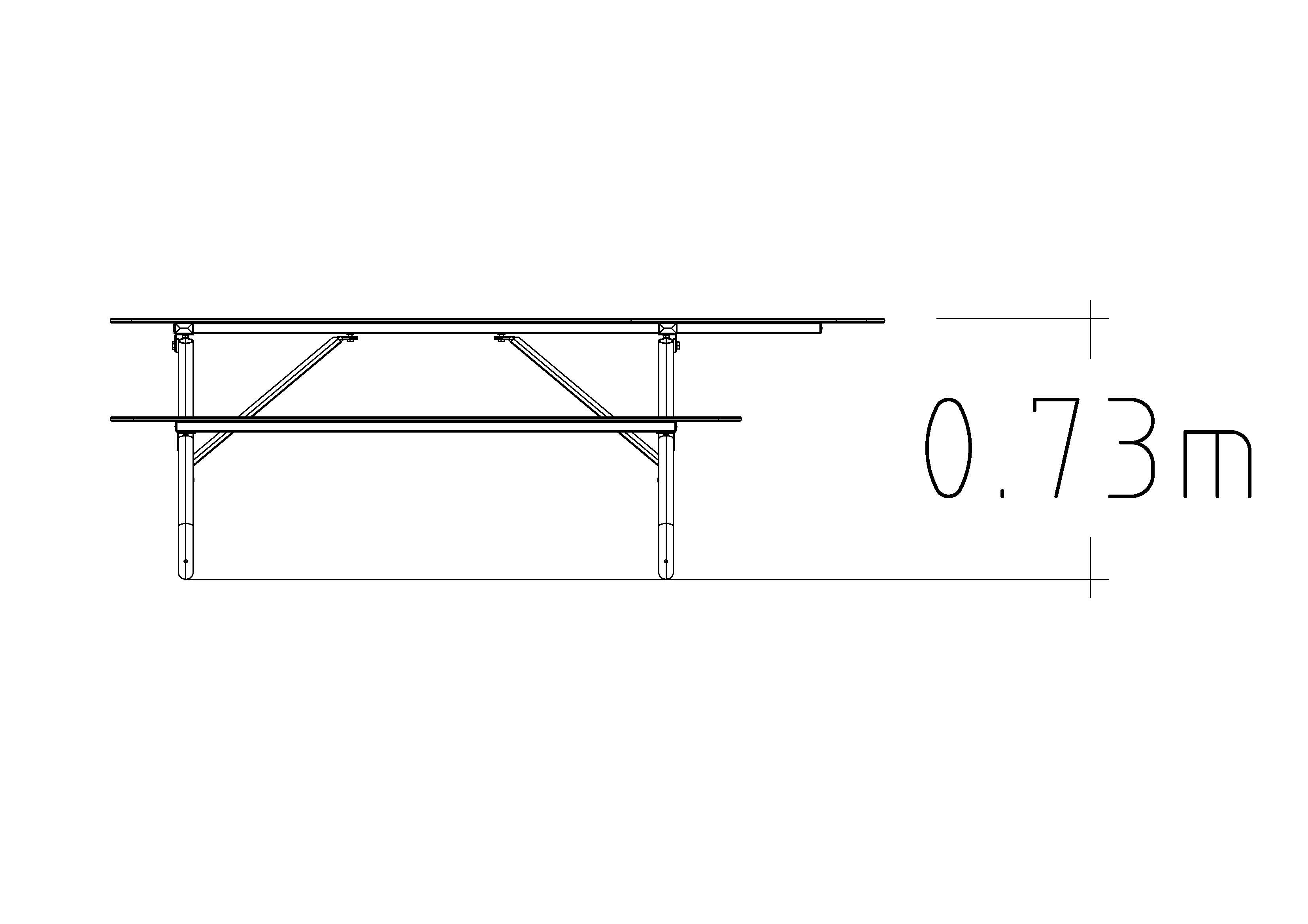 Table de pique-nique Olvon