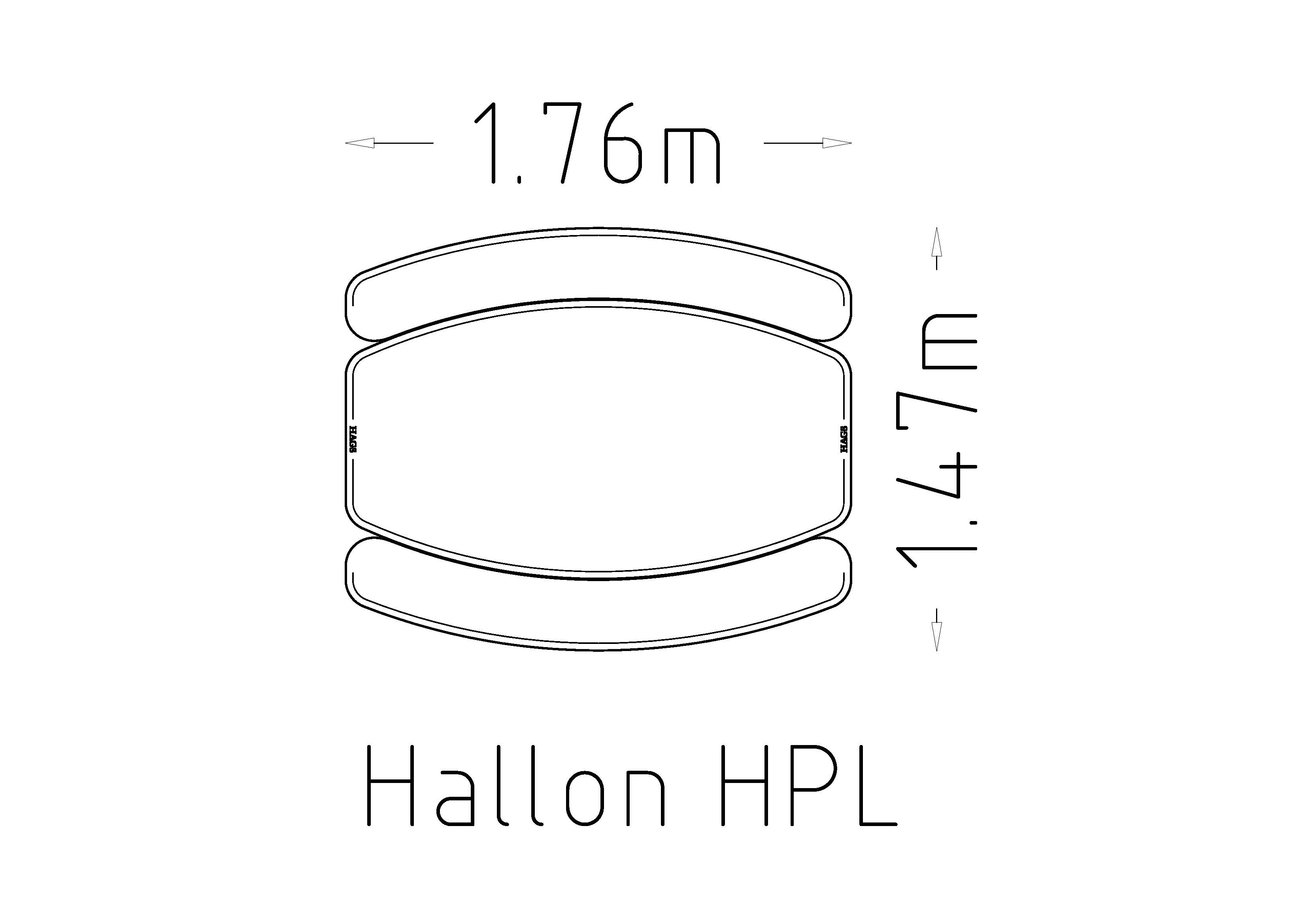 野餐台 Hallon HPL