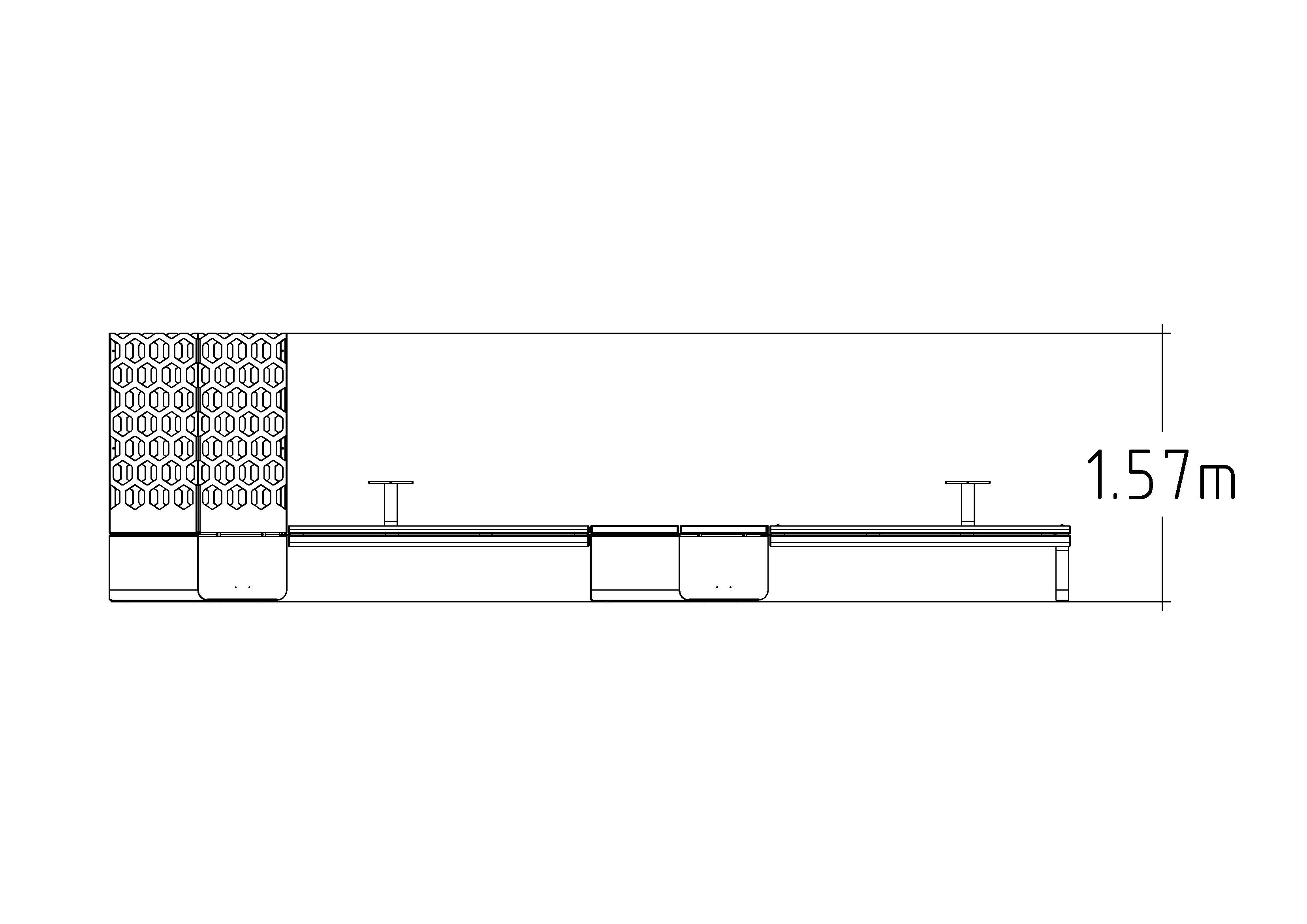 Straight Bench Group Rosenlund