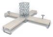 Square Benches Rosenlund