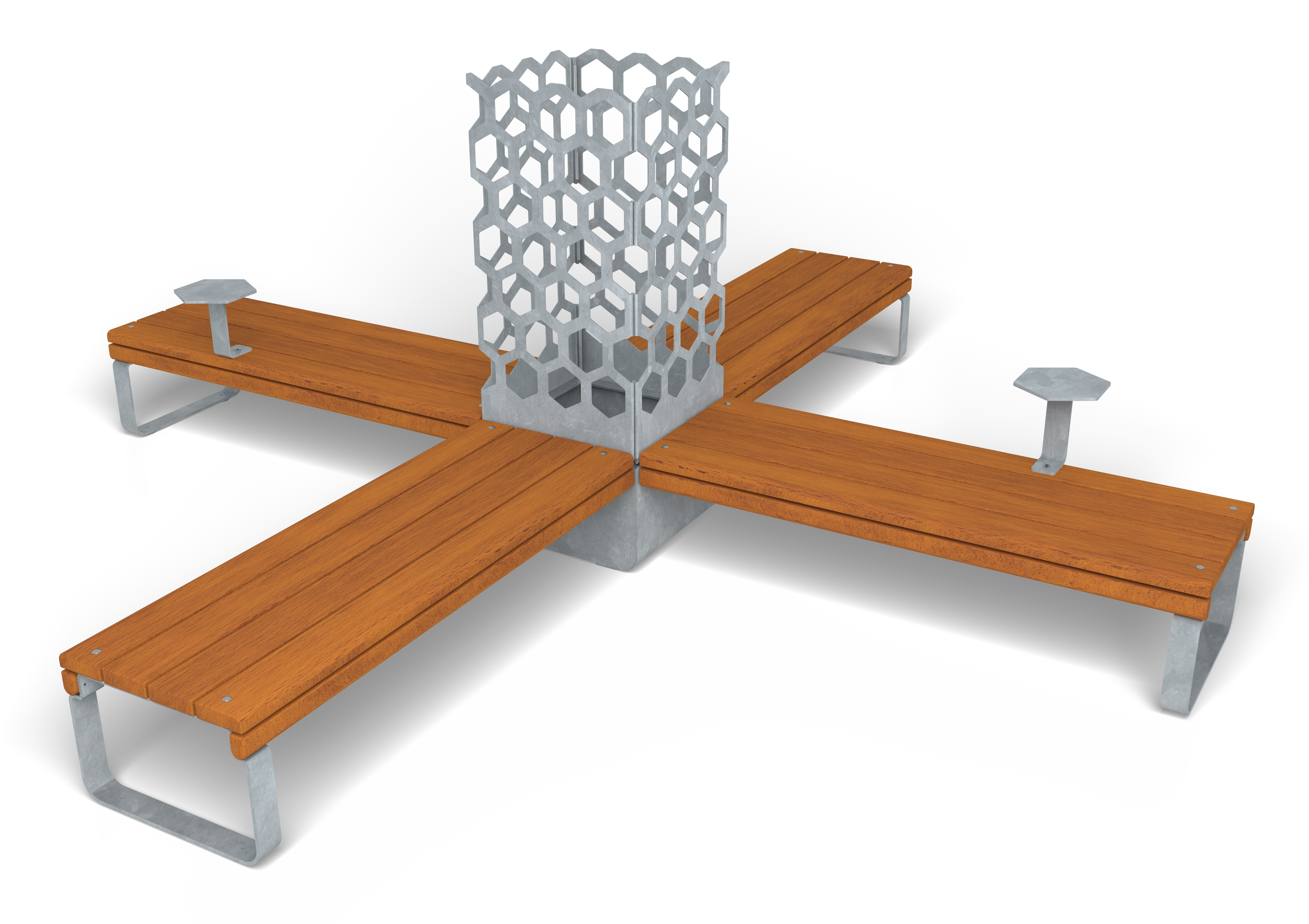 Square Benches Rosenlund Hardwood